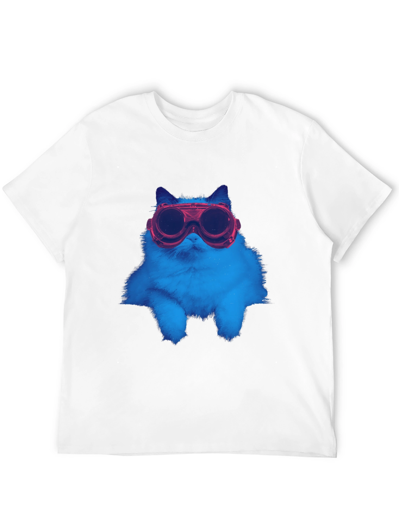 Cool Cat Goggles T-Shirt - Unique Graphic Tee