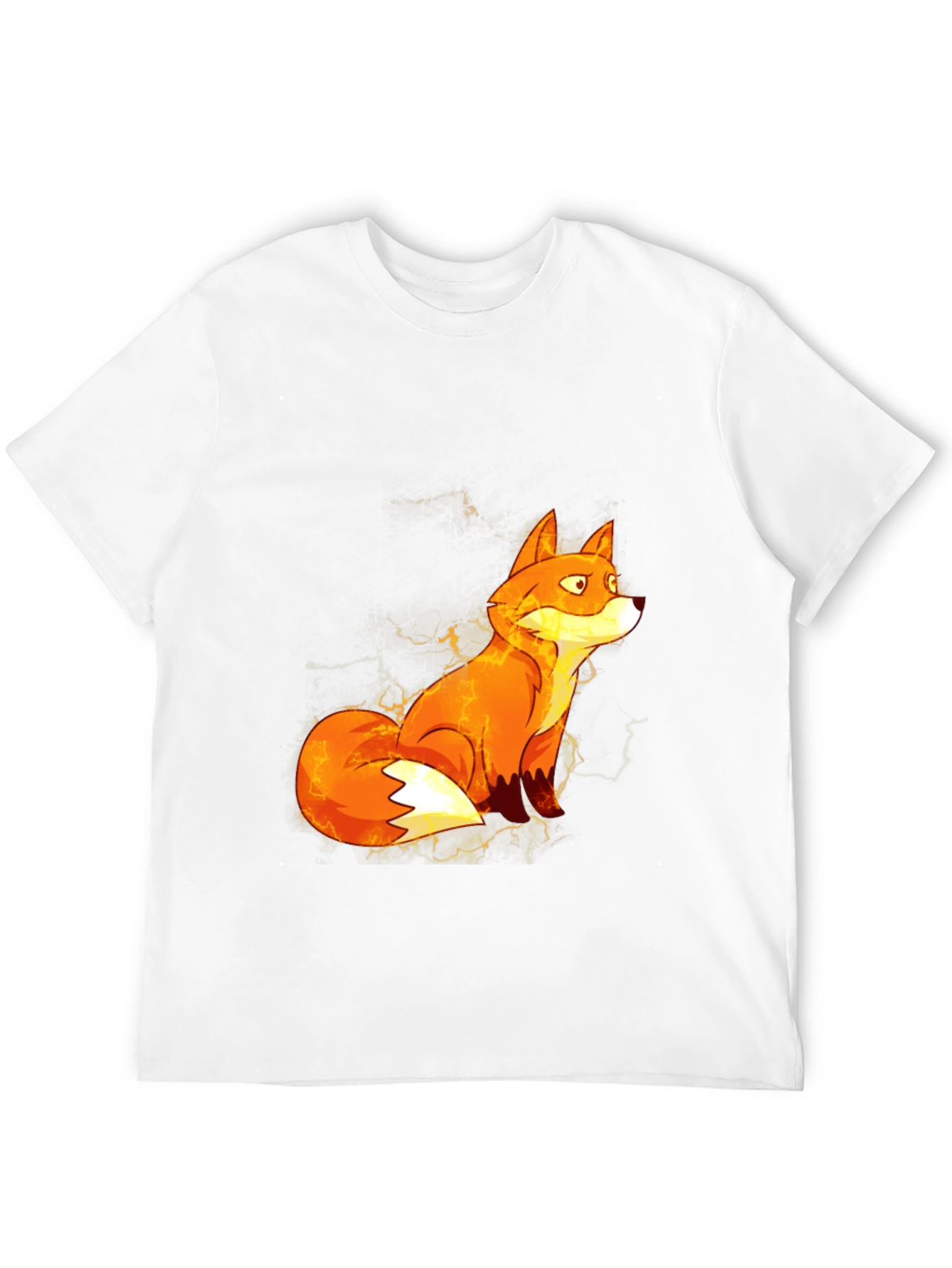Fiery Fox Graphic Tee - Bold Animal Print