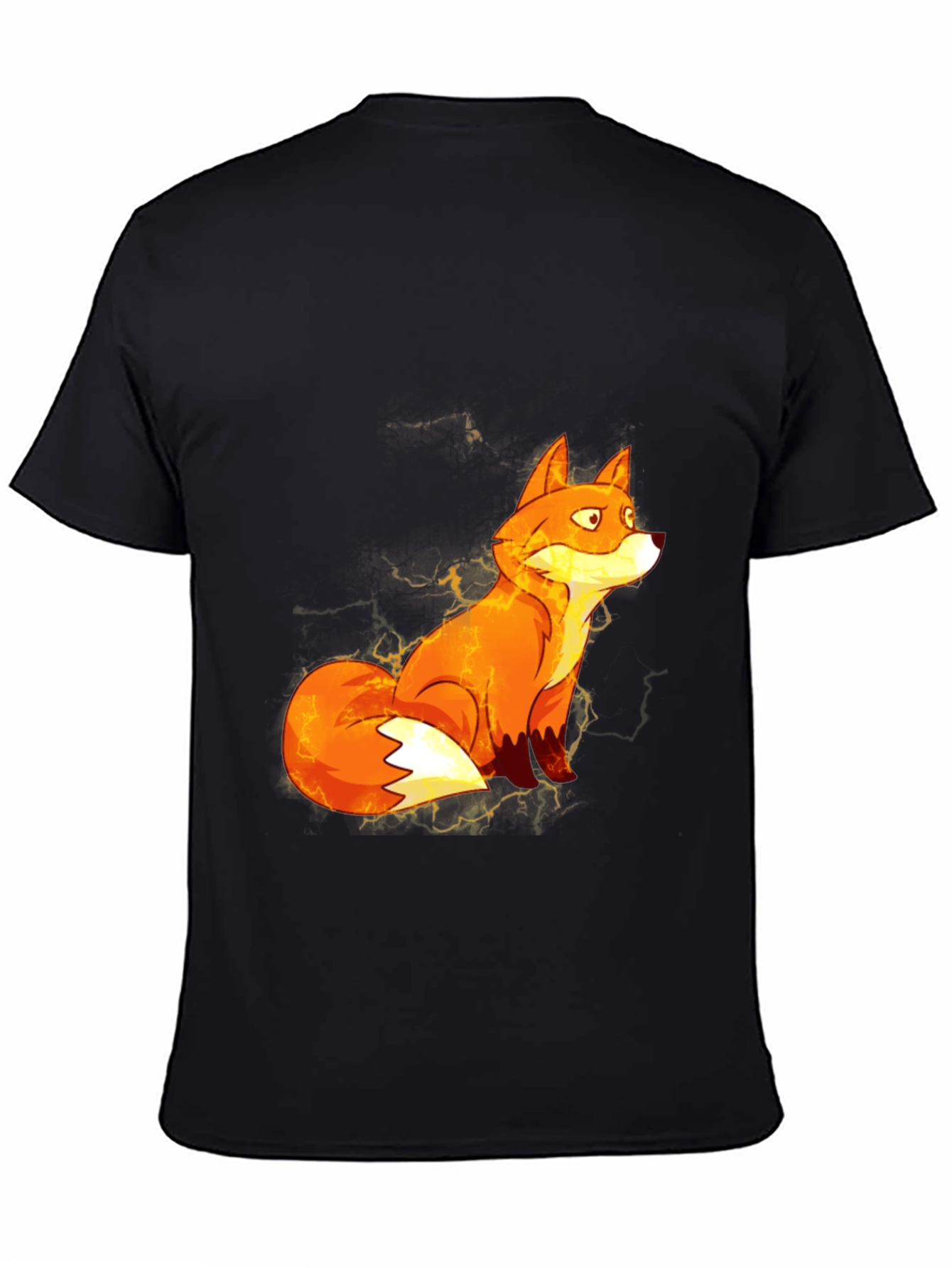 Fiery Fox Graphic Tee - Bold Animal Print