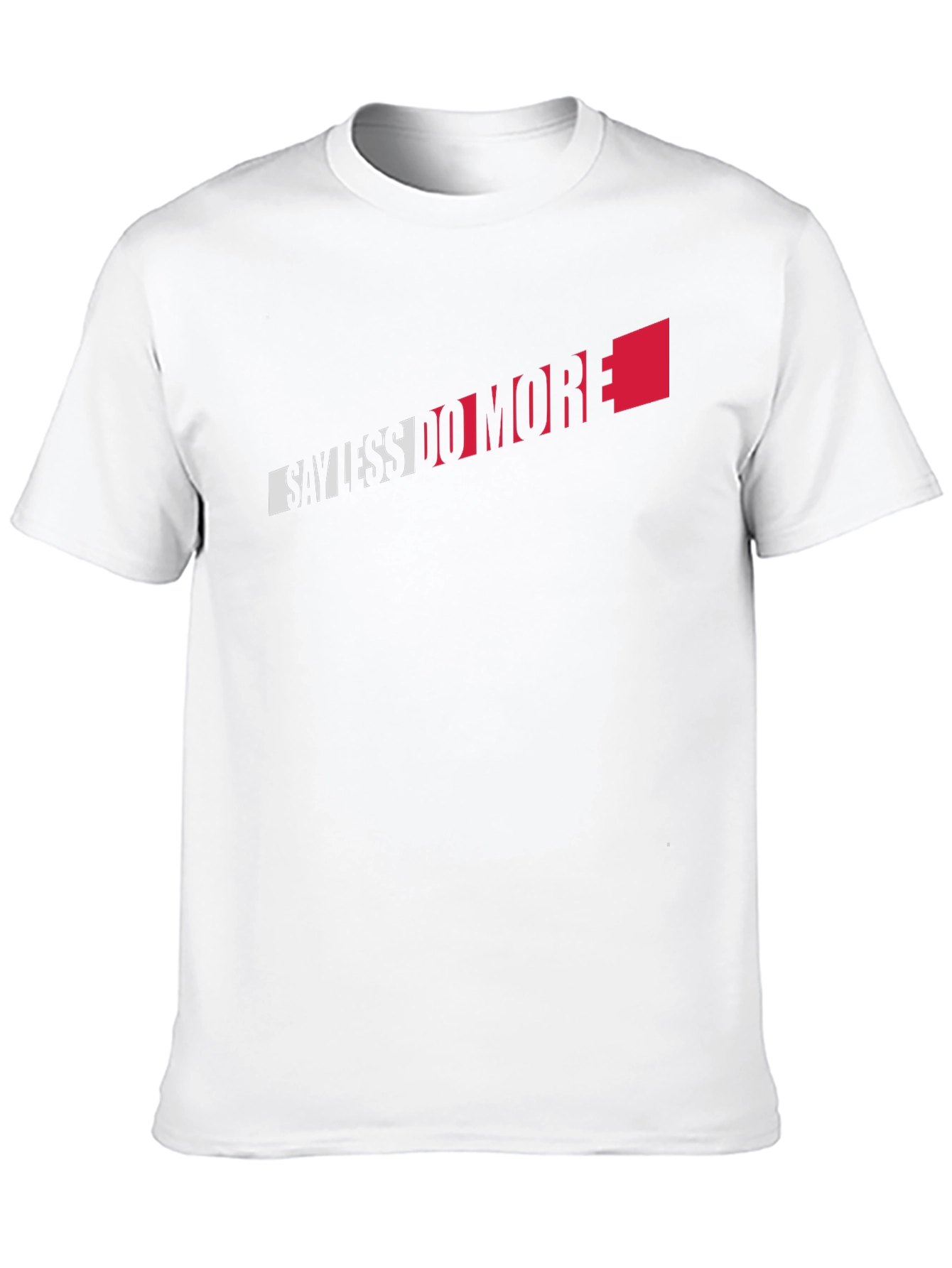 Say Less Do More Graphic Tee - Black