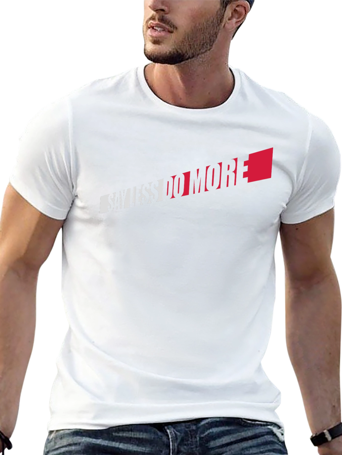 Say Less Do More Graphic Tee - Black