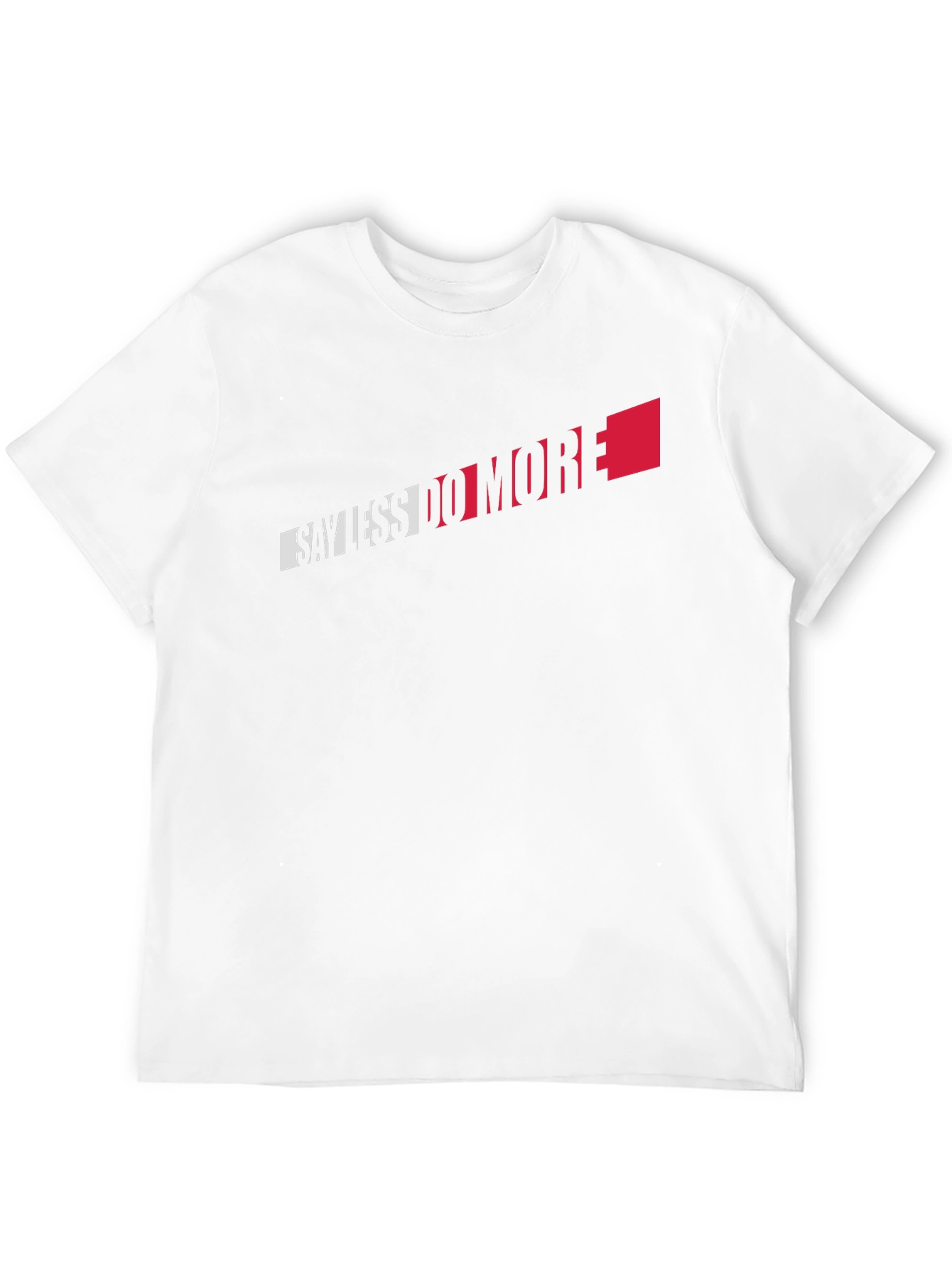 Say Less Do More Graphic Tee - Black
