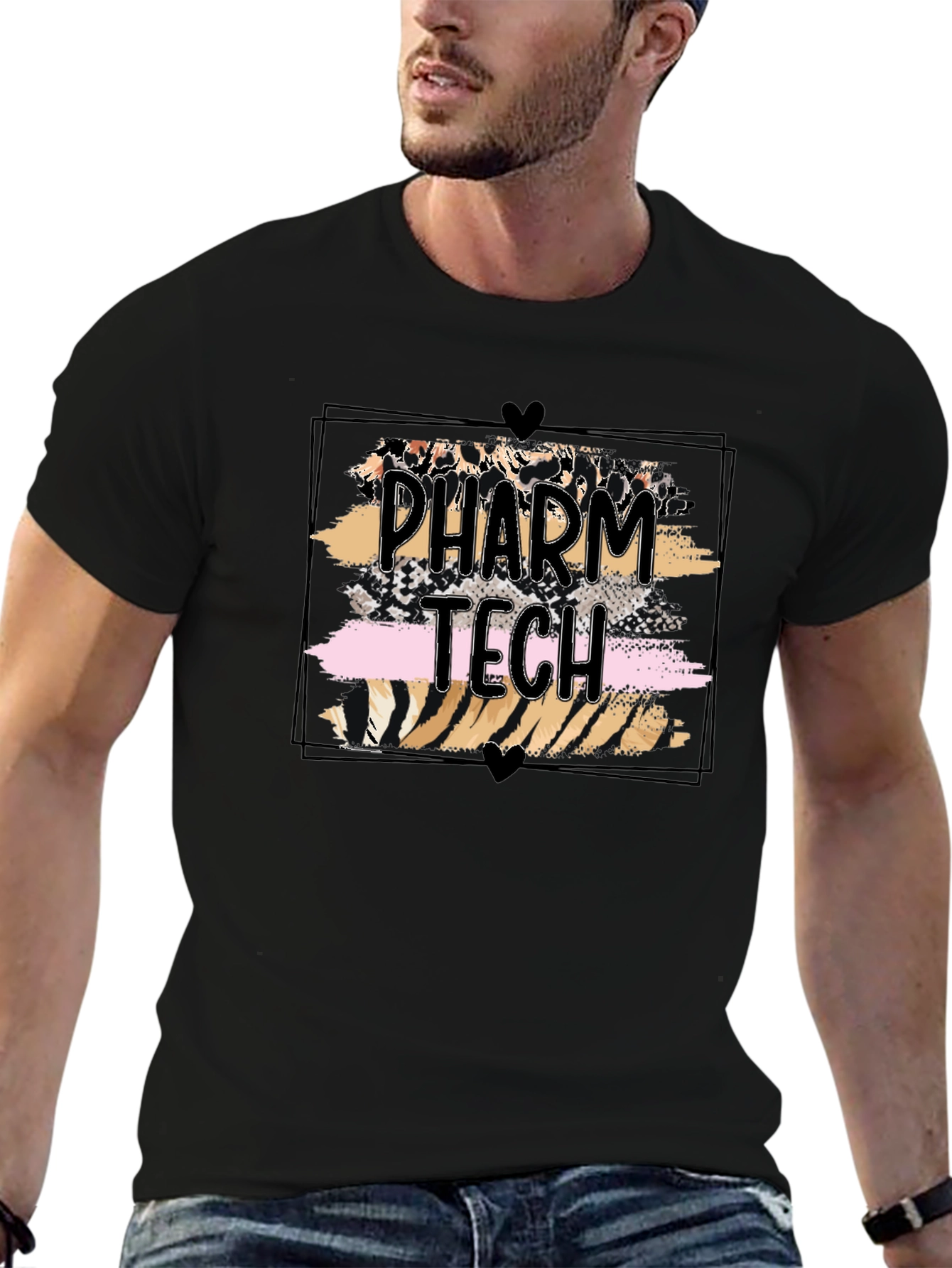 Pharm Tech T-Shirt - Leopard Print