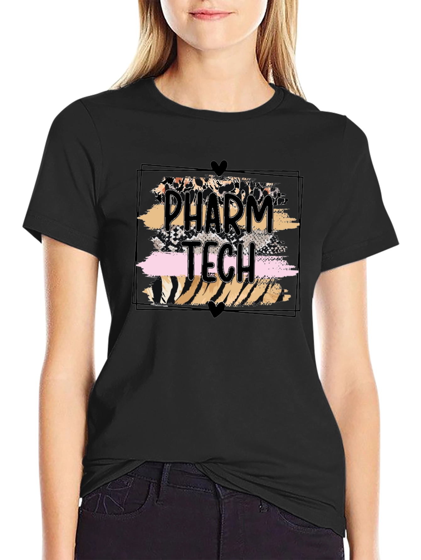 Pharm Tech T-Shirt - Leopard Print