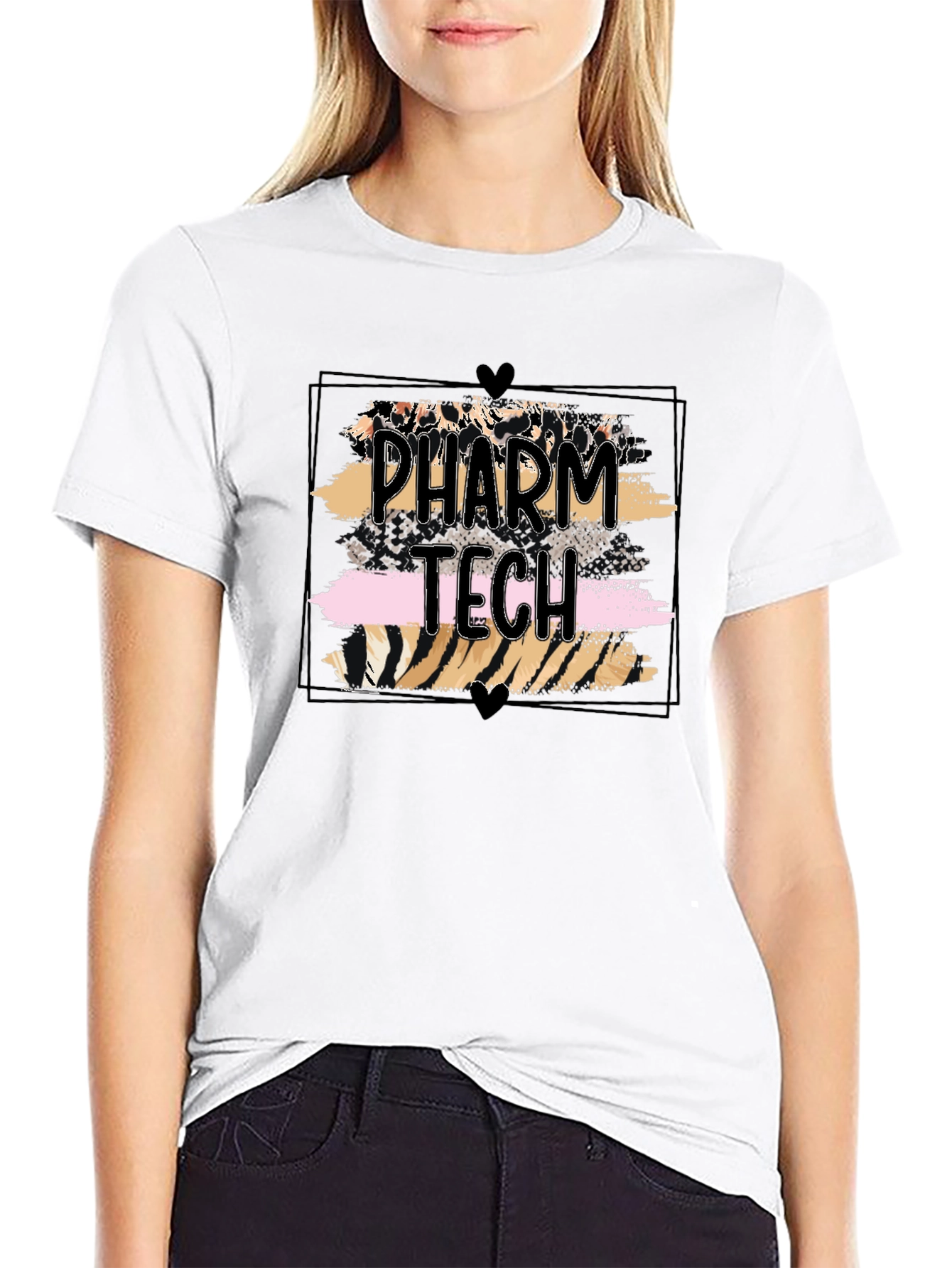 Pharm Tech T-Shirt - Leopard Print