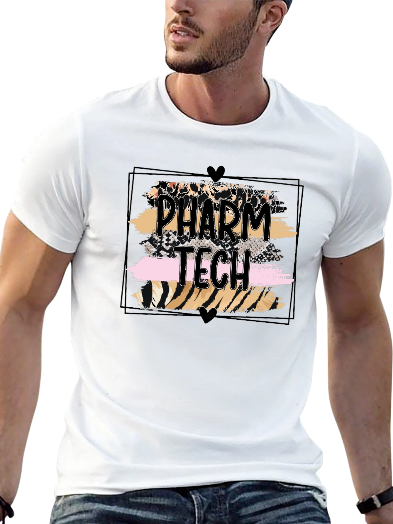 Pharm Tech T-Shirt - Leopard Print