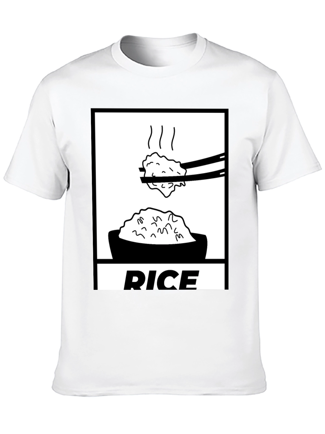 Rice Graphic Tee - Foodie T-Shirt