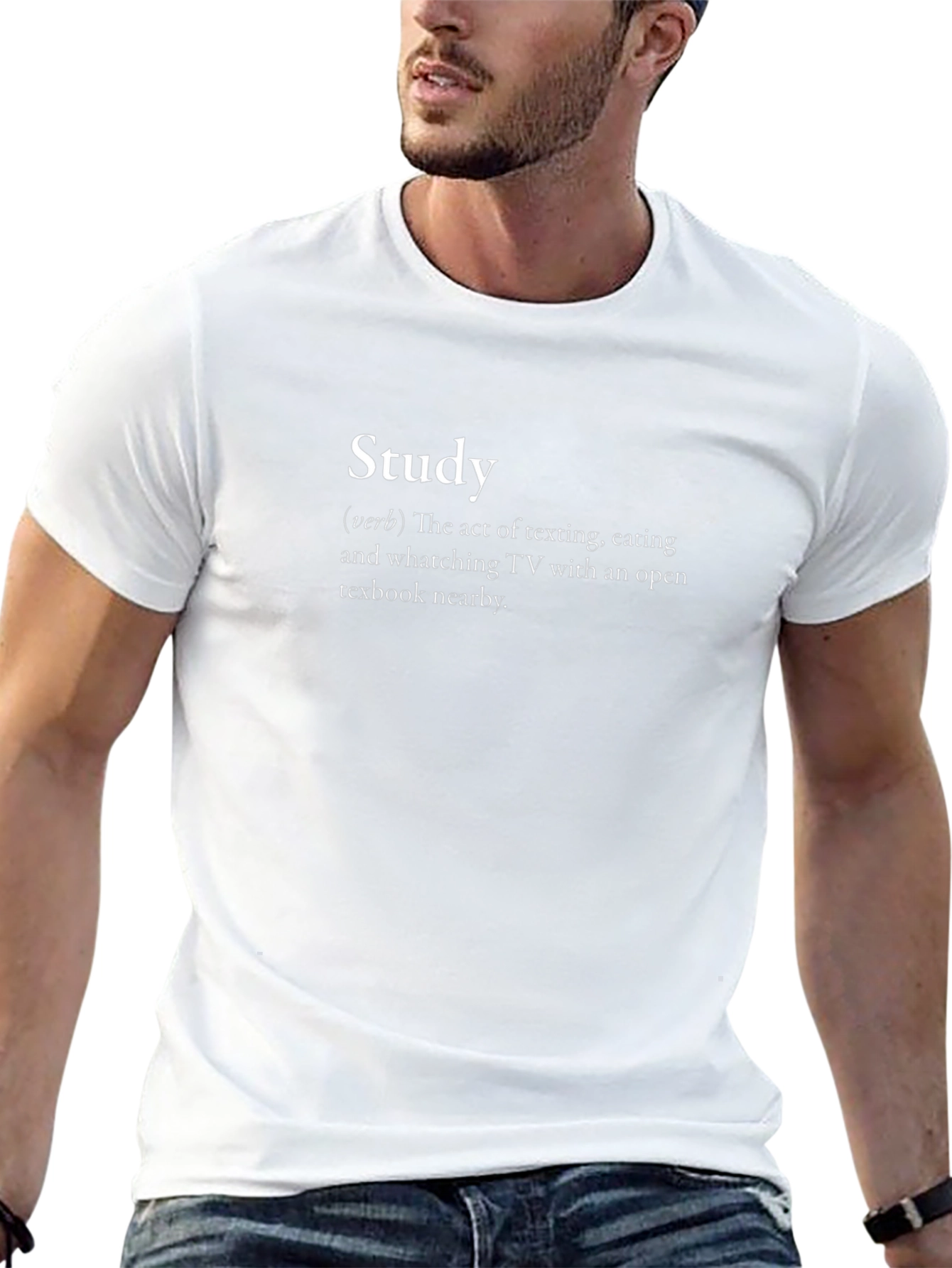 Funny Study Definition Black T-Shirt