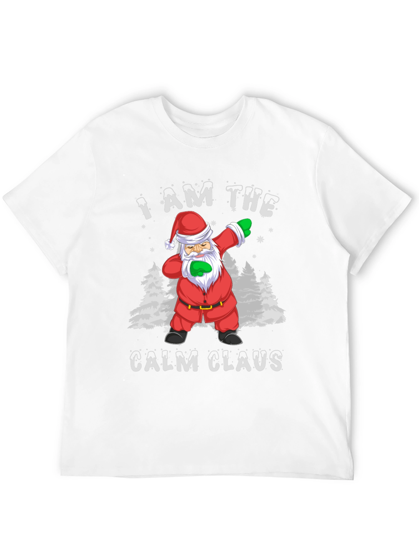 Calm Claus Santa Dabbing Christmas T-Shirt