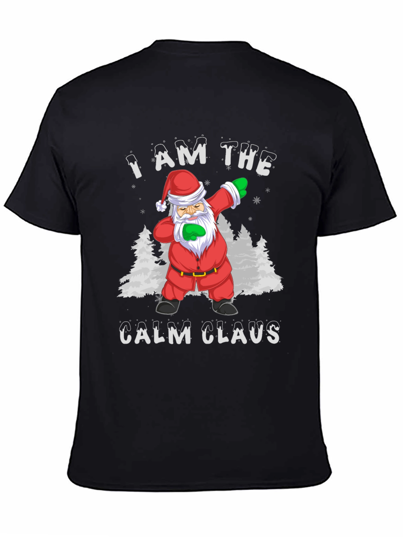 Calm Claus Santa Dabbing Christmas T-Shirt