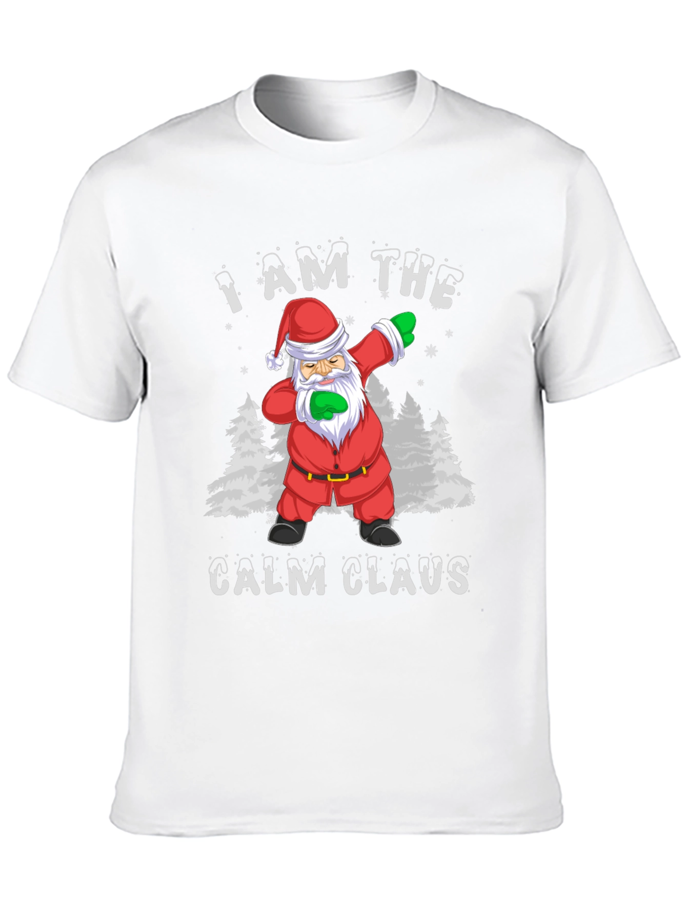 Calm Claus Santa Dabbing Christmas T-Shirt