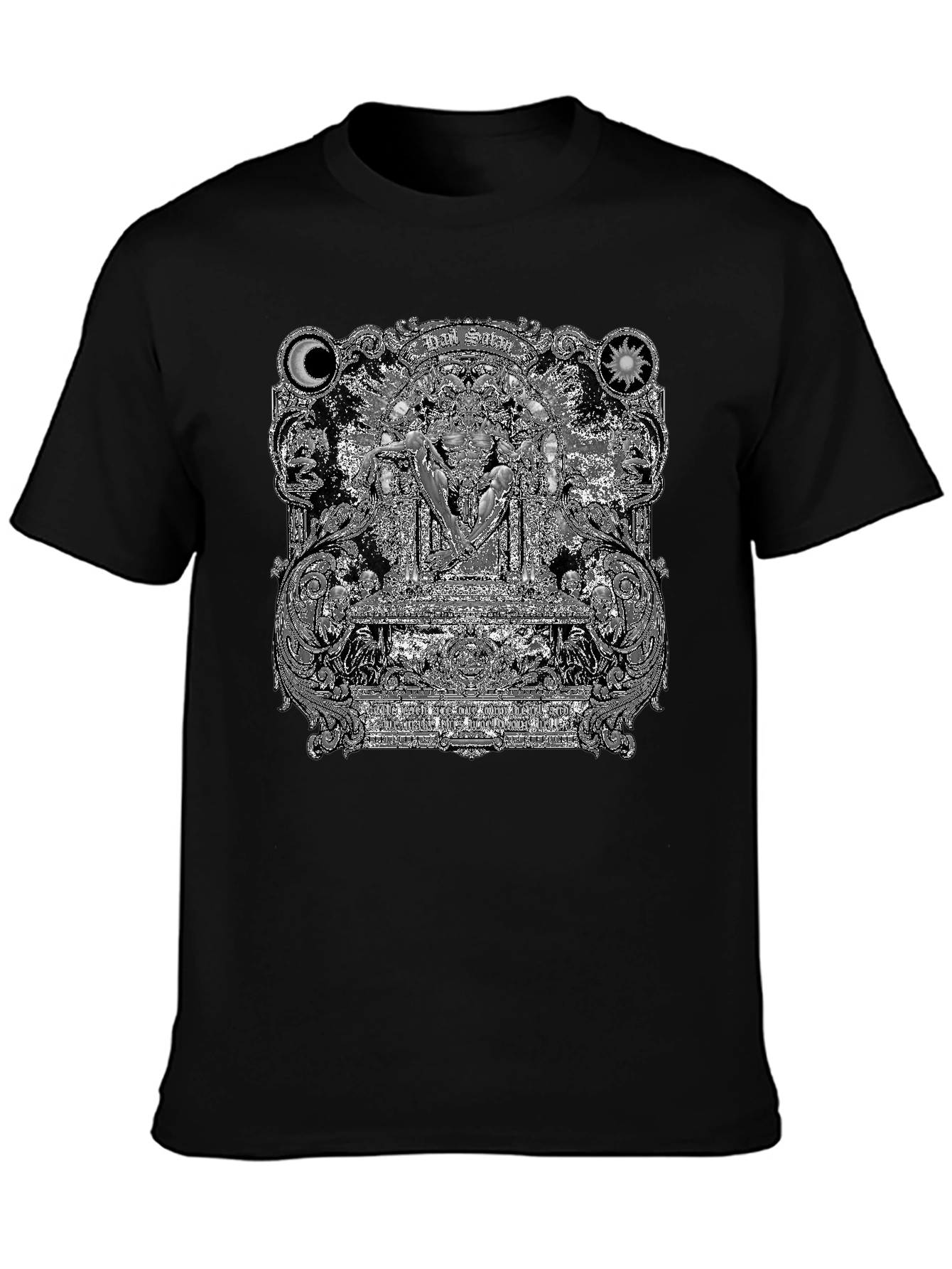 Dark Satan Graphic Print T-Shirt