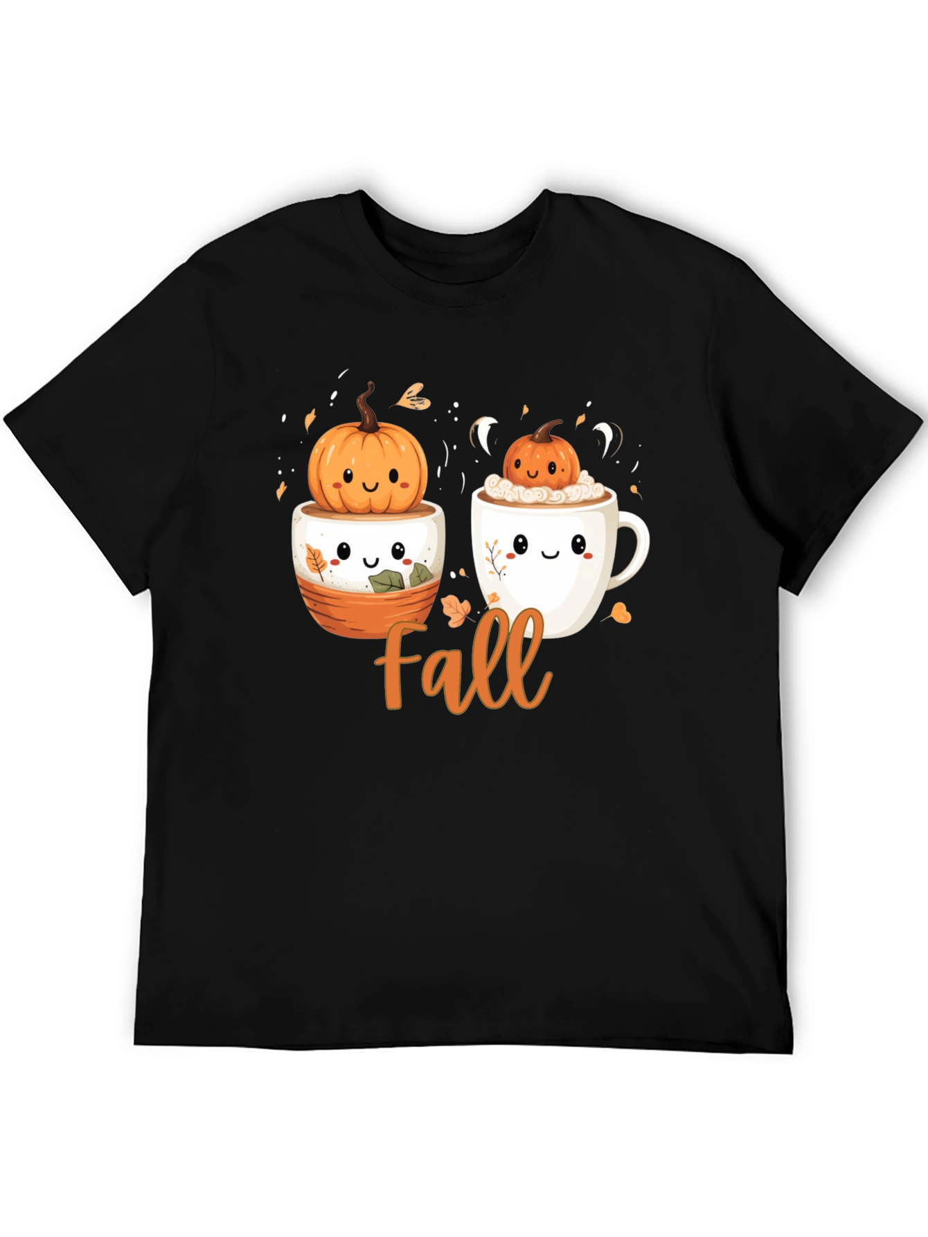 Fall Pumpkin T-Shirt - Cute Autumn Design