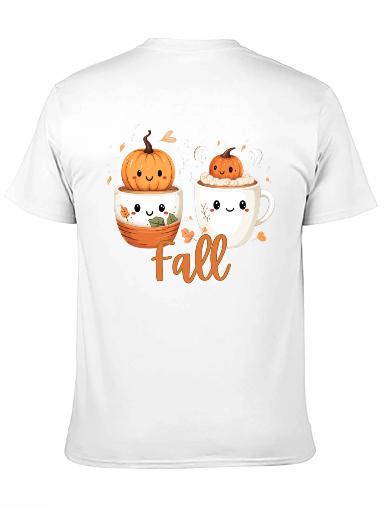 Fall Pumpkin T-Shirt - Cute Autumn Design