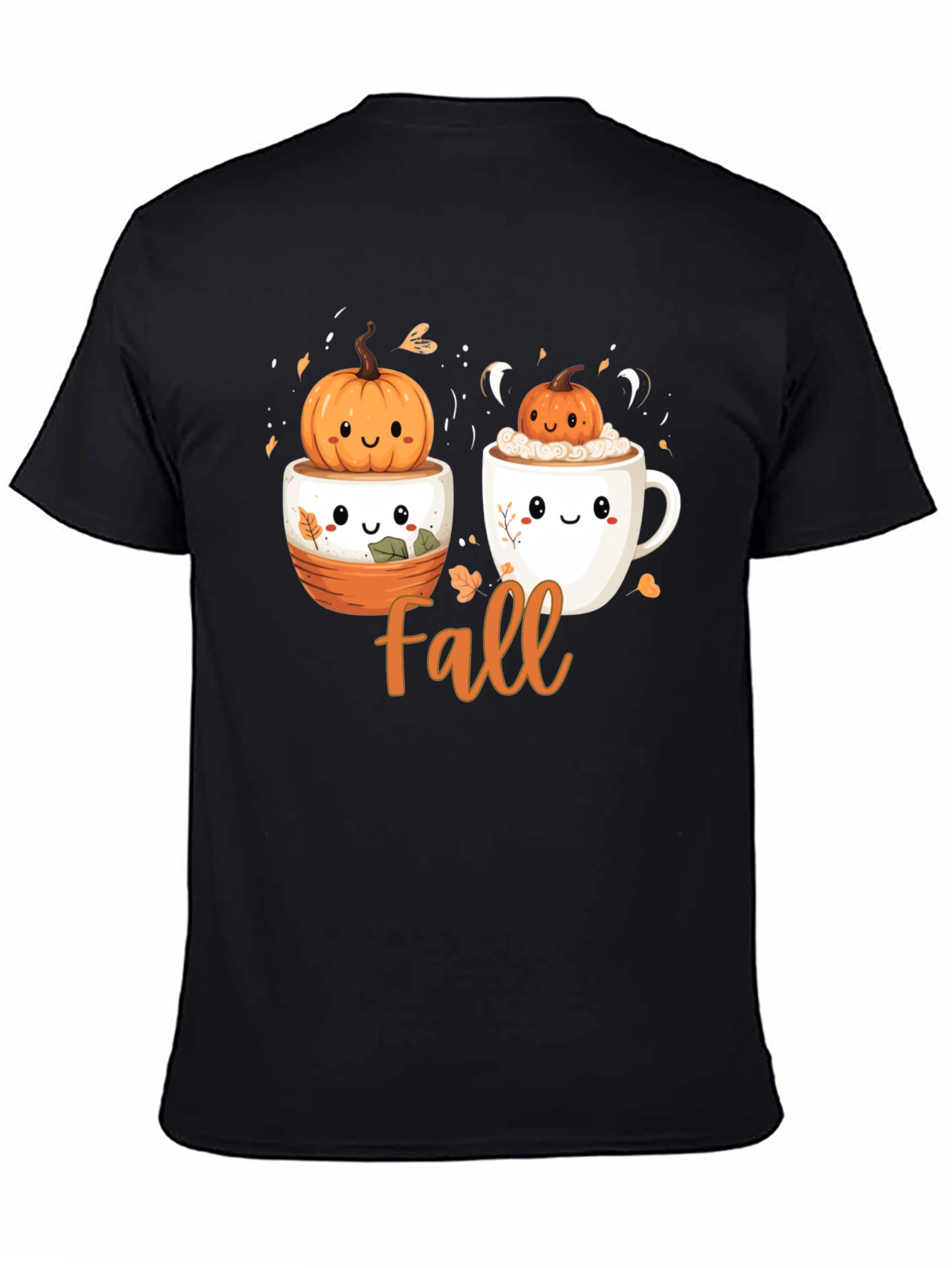 Fall Pumpkin T-Shirt - Cute Autumn Design