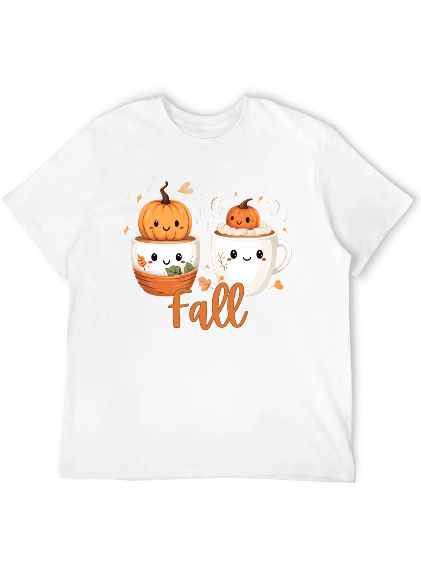 Fall Pumpkin T-Shirt - Cute Autumn Design