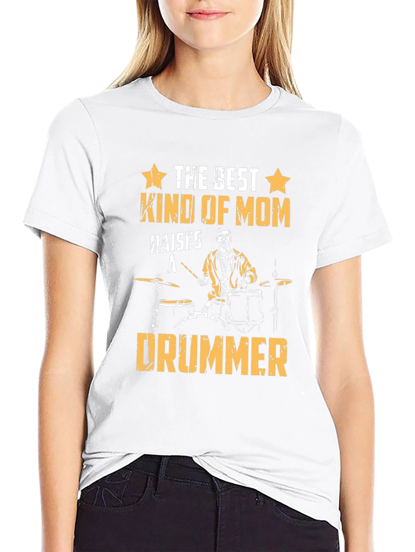 Best Kind of Mom Drummer Graphic Tee