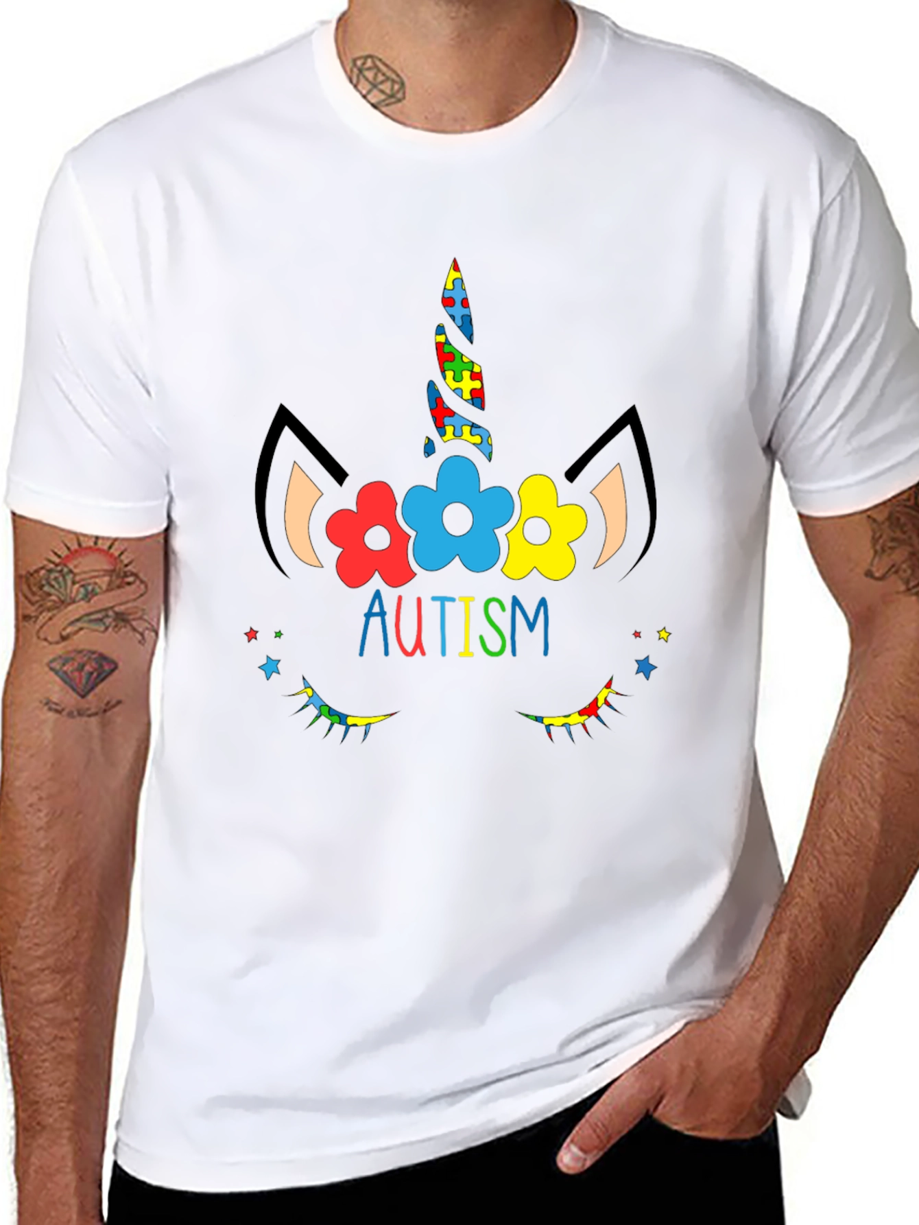 Autism Awareness Unicorn T-Shirt