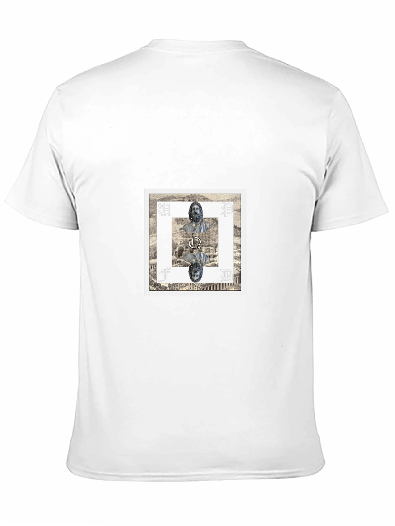 Unique Graphic Print Black T-Shirt