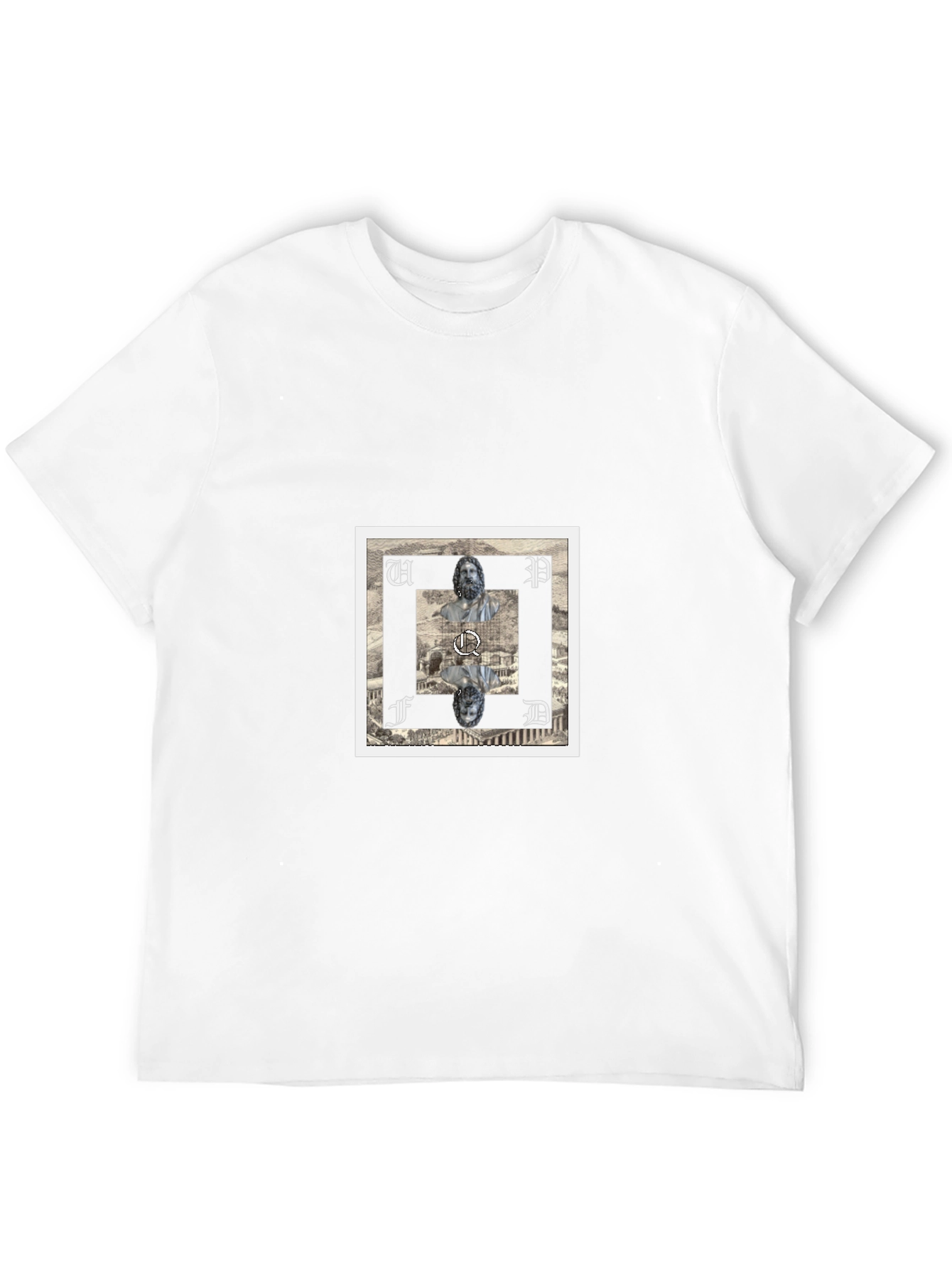 Unique Graphic Print Black T-Shirt