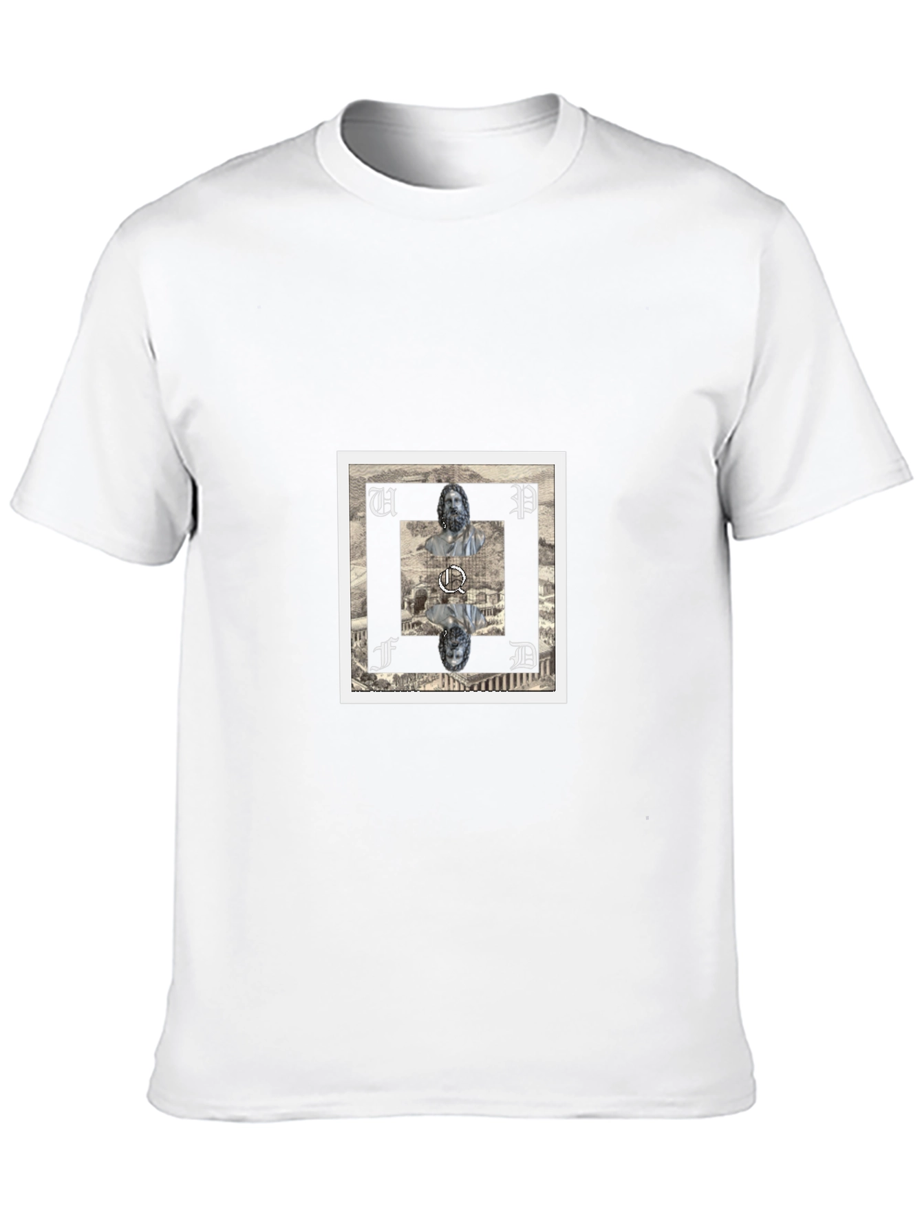 Unique Graphic Print Black T-Shirt