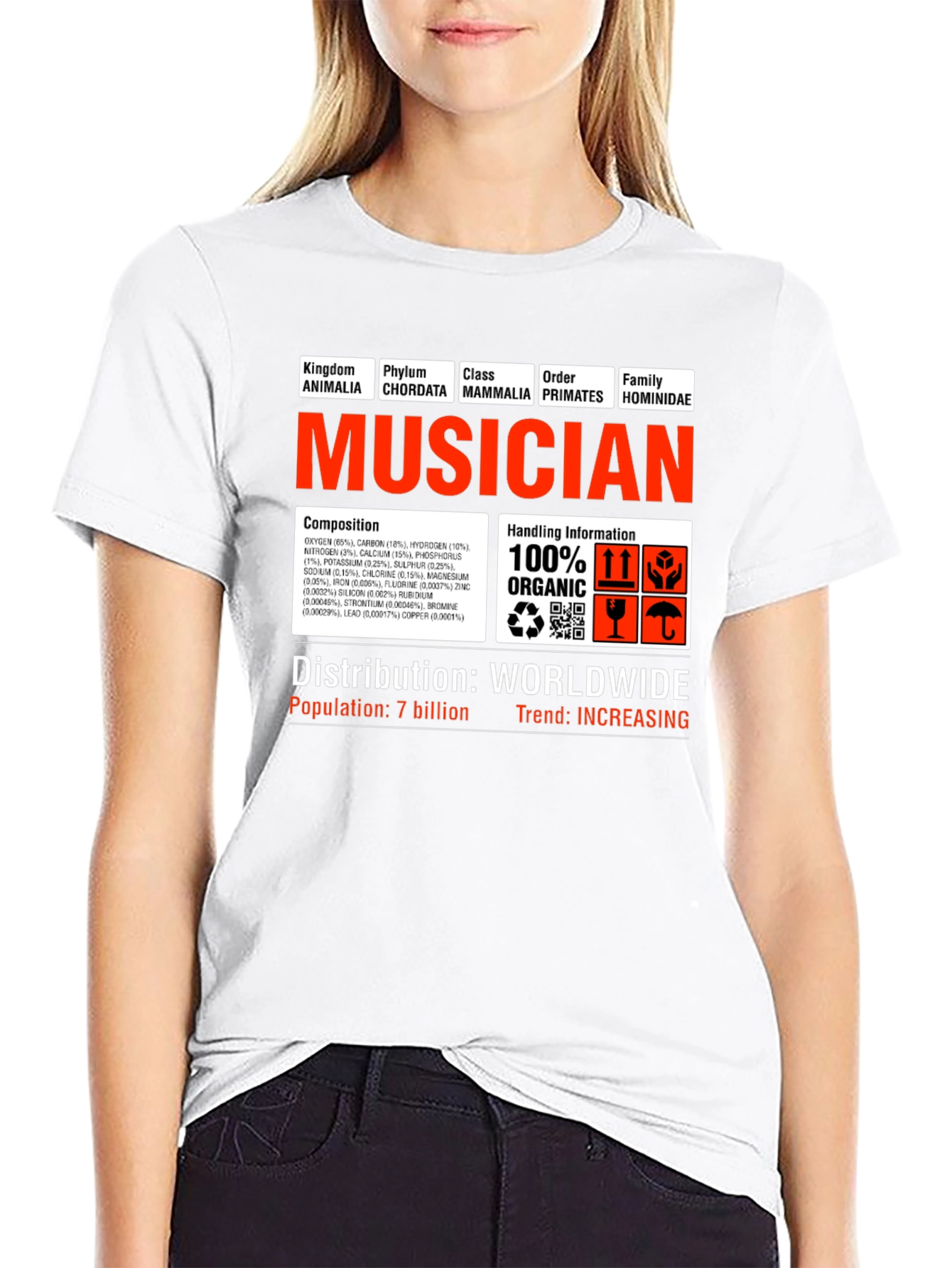Musician T-Shirt - Funny Science Biology Graphic Tee