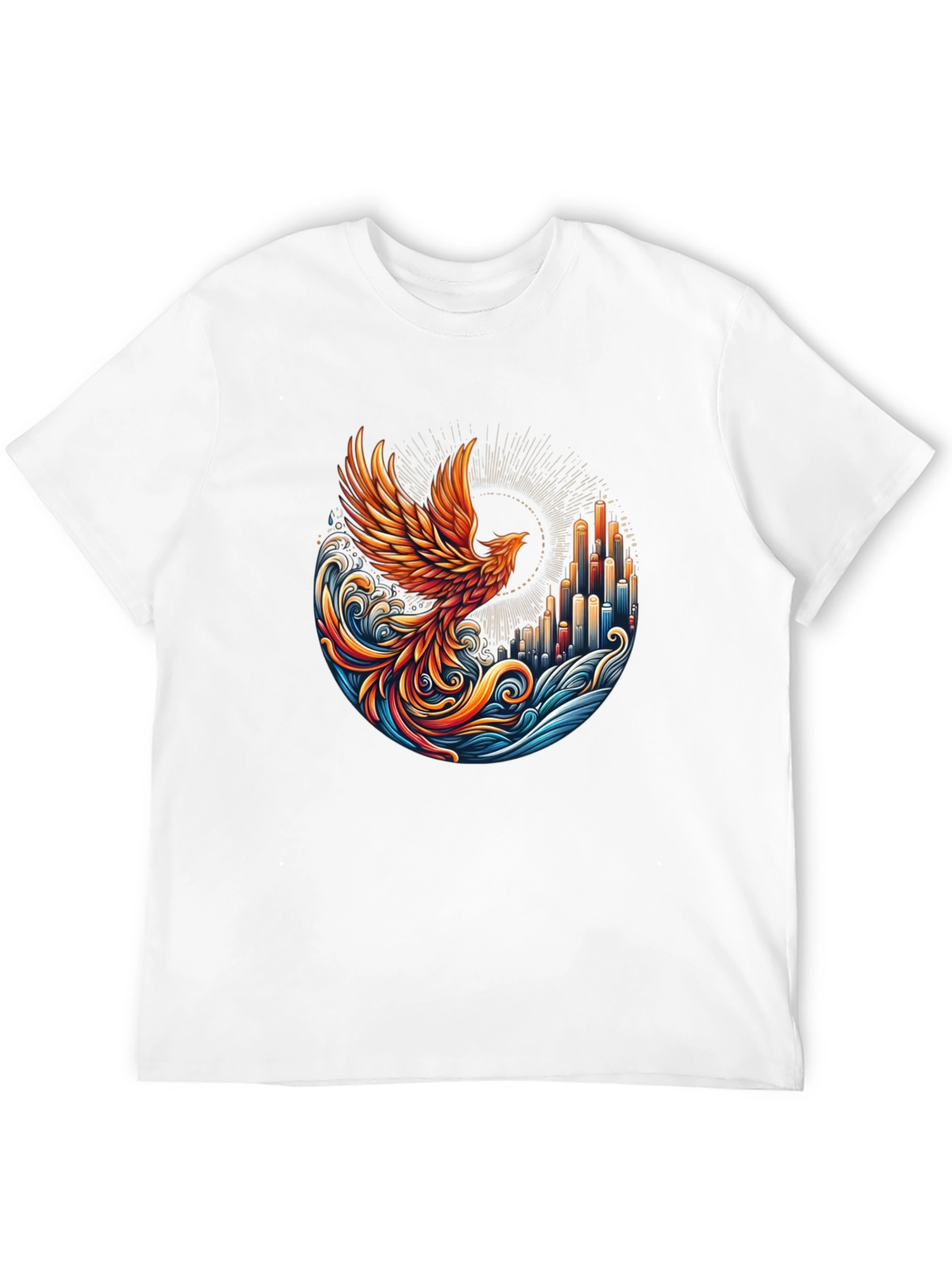 Phoenix Rising Graphic Tee - Urban Style
