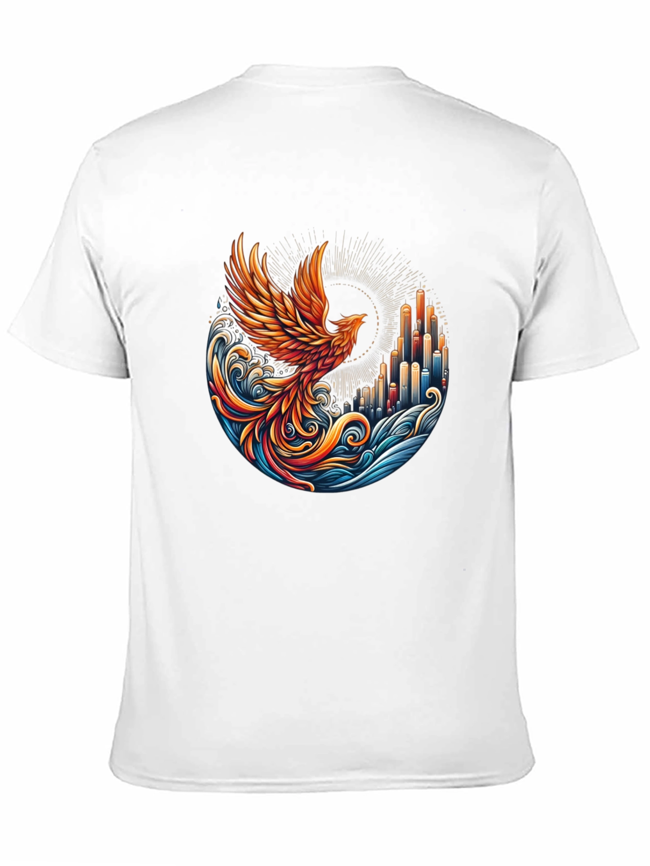 Phoenix Rising Graphic Tee - Urban Style