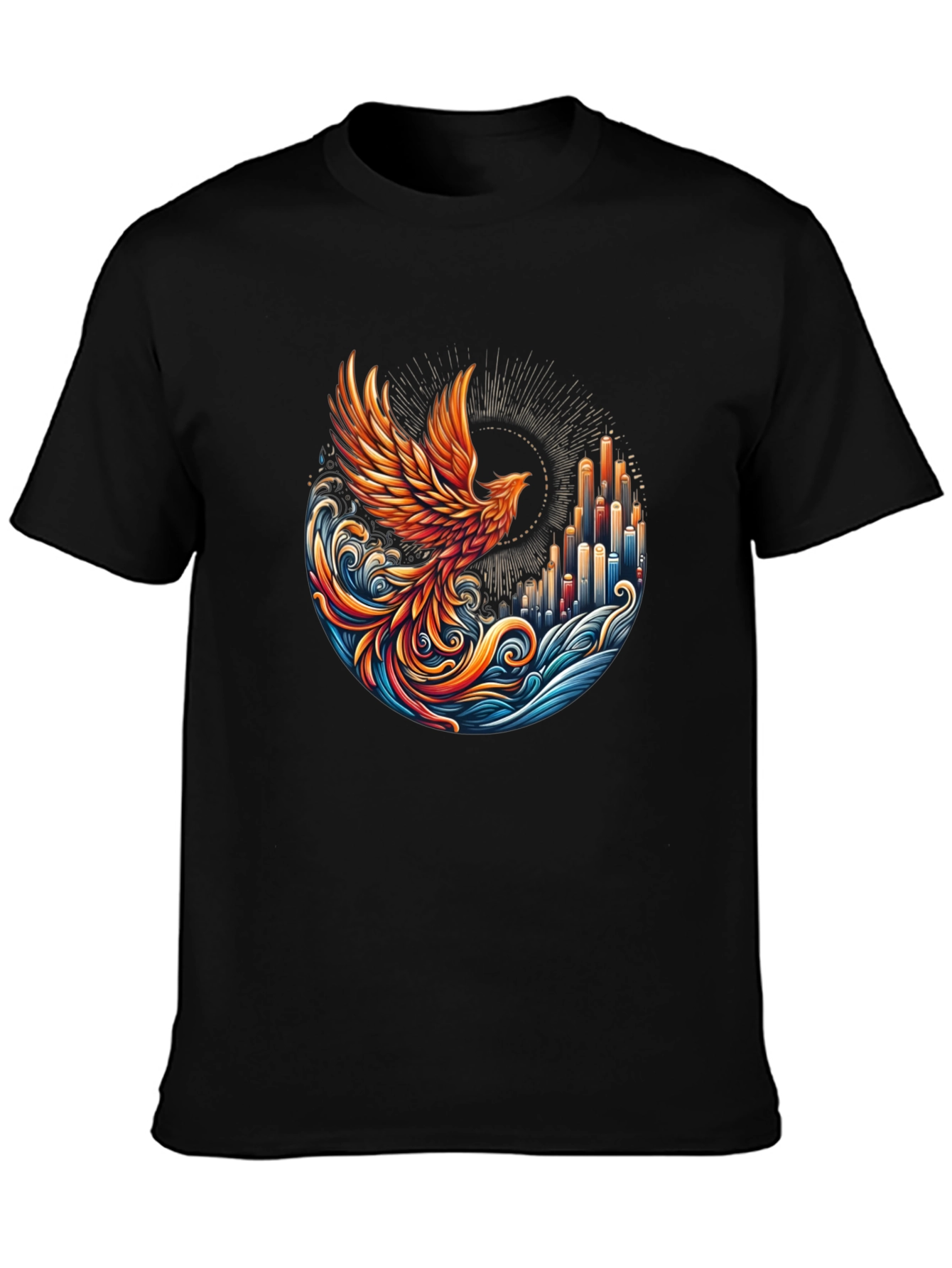 Phoenix Rising Graphic Tee - Urban Style