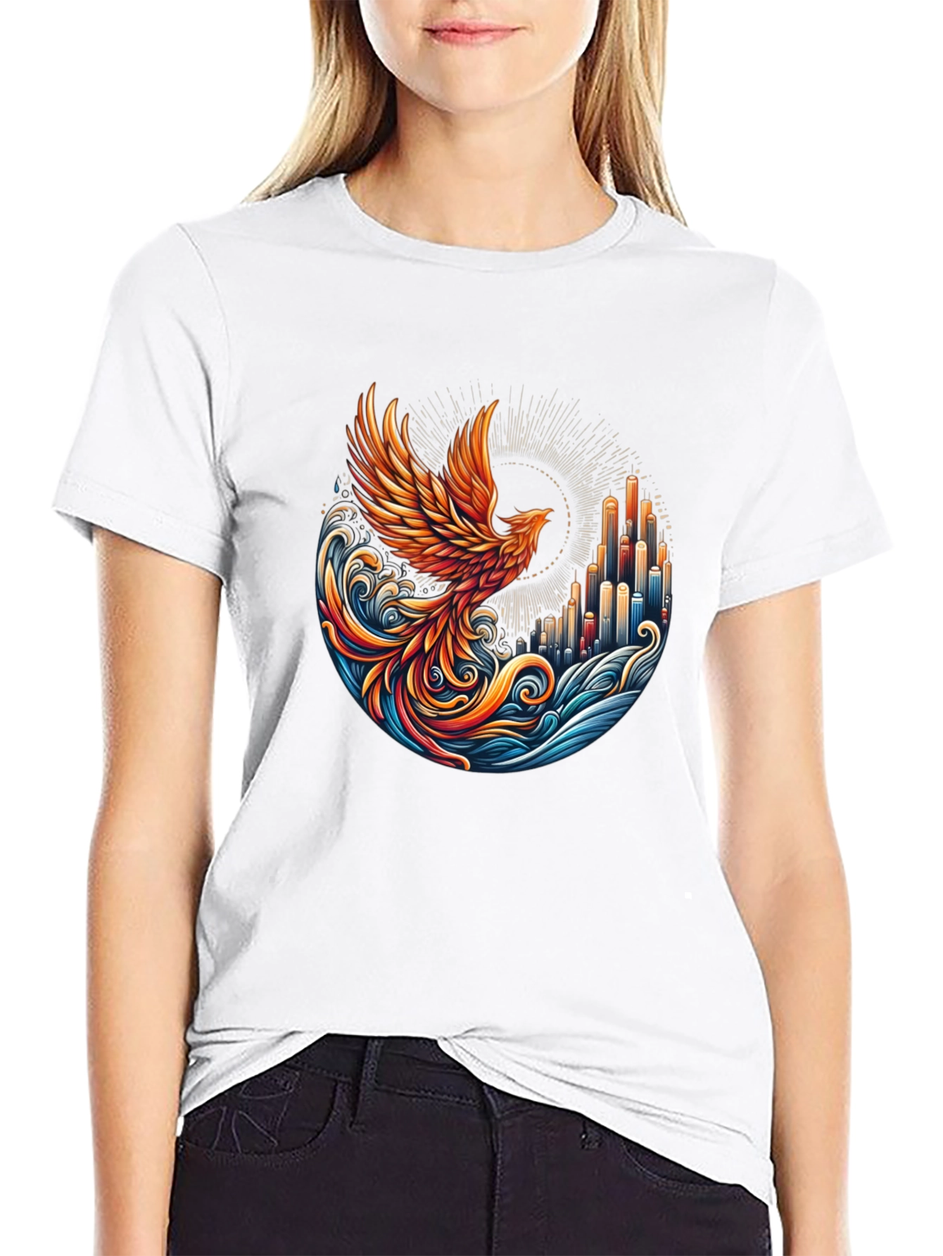 Phoenix Rising Graphic Tee - Urban Style