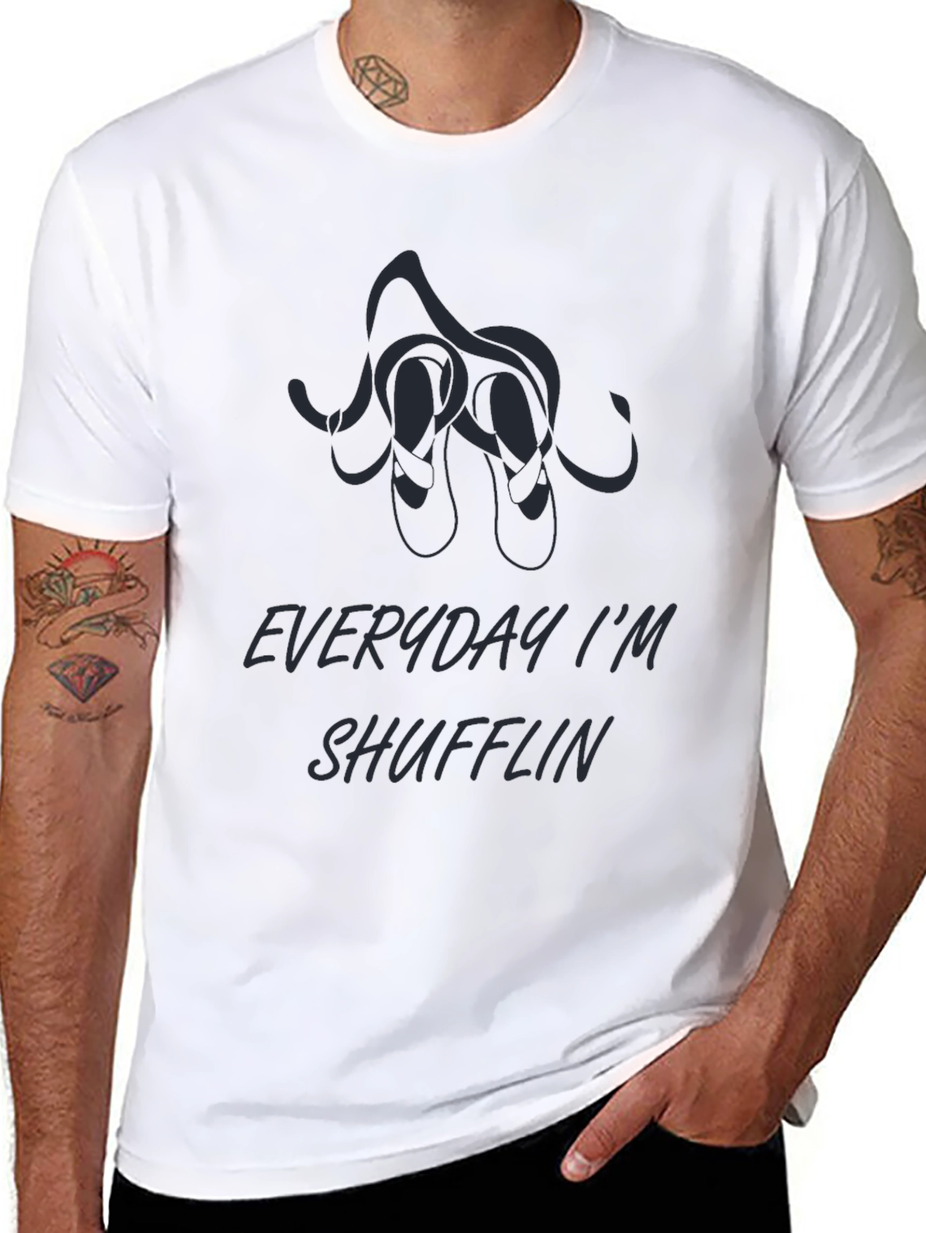 Everyday Im Shufflin Graphic T-Shirt