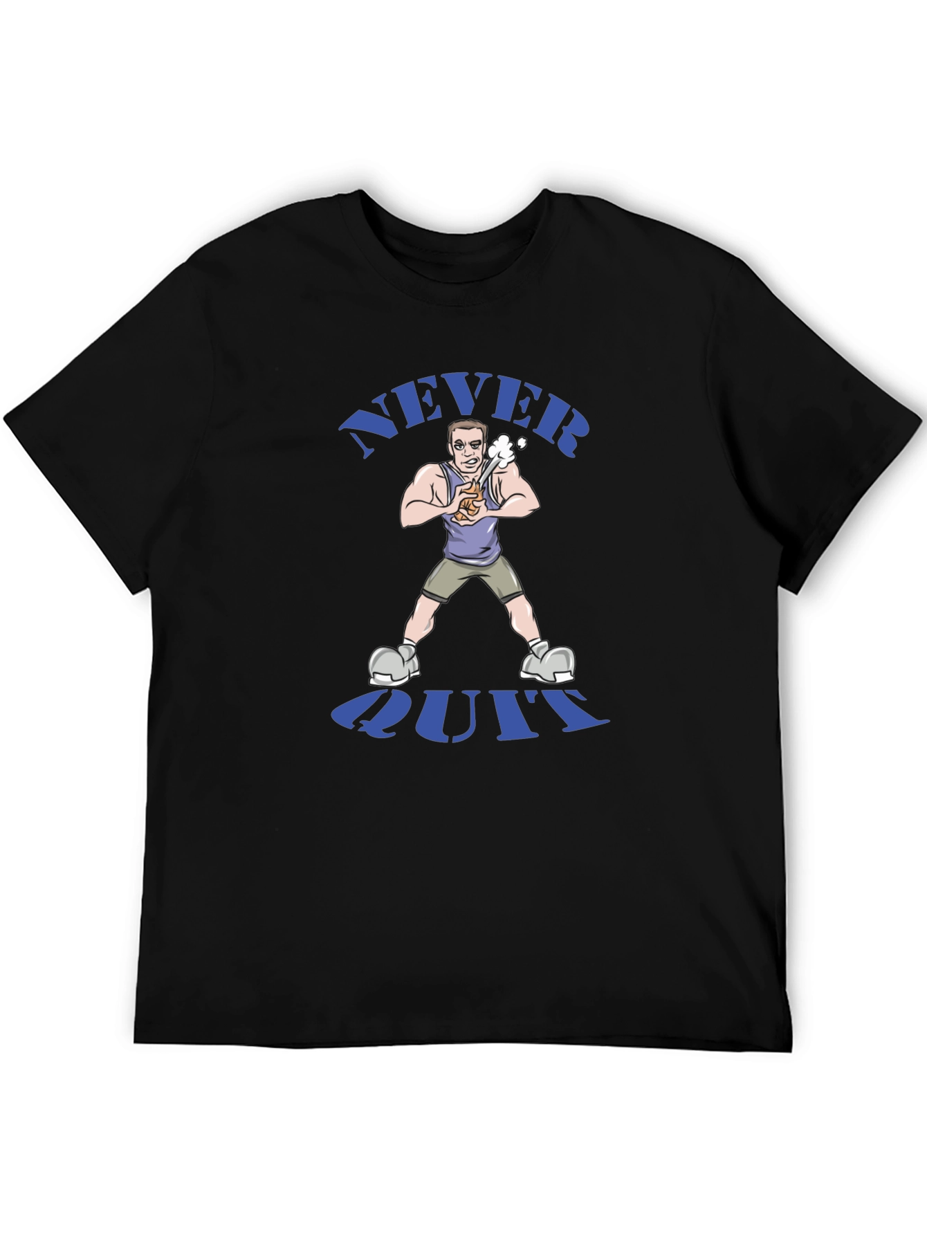 Never Quit T-Shirt - Motivational Graphic Tee