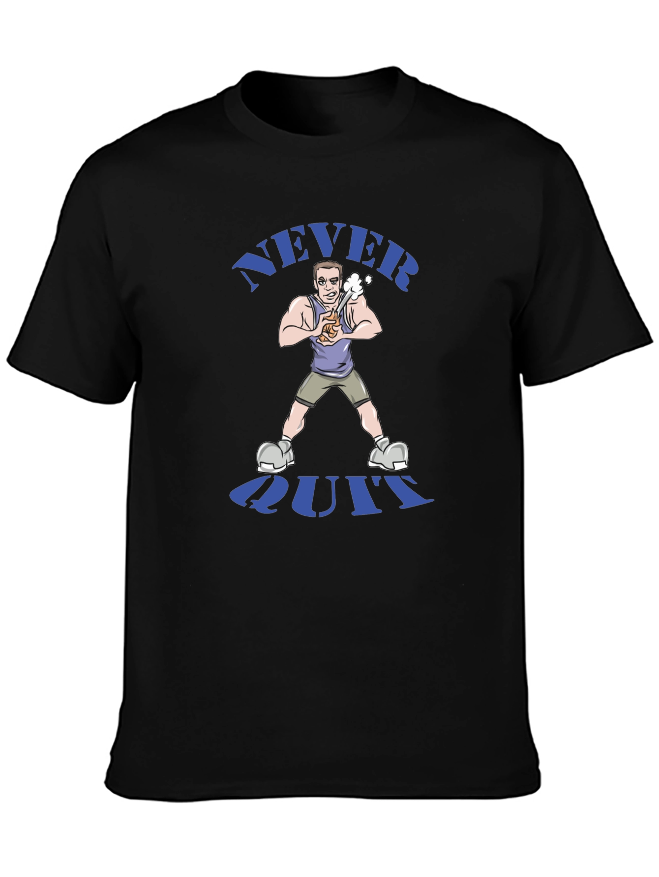 Never Quit T-Shirt - Motivational Graphic Tee