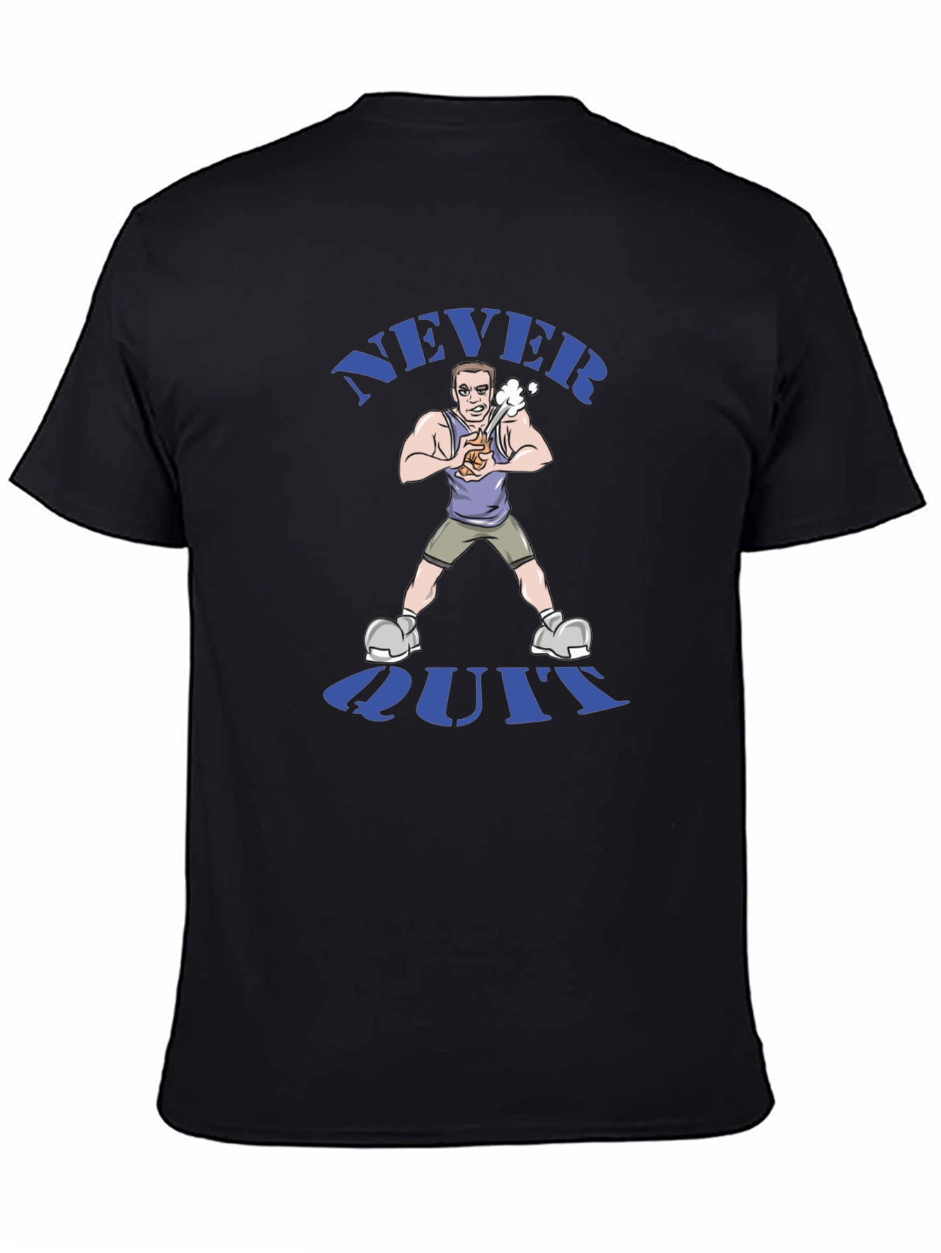 Never Quit T-Shirt - Motivational Graphic Tee