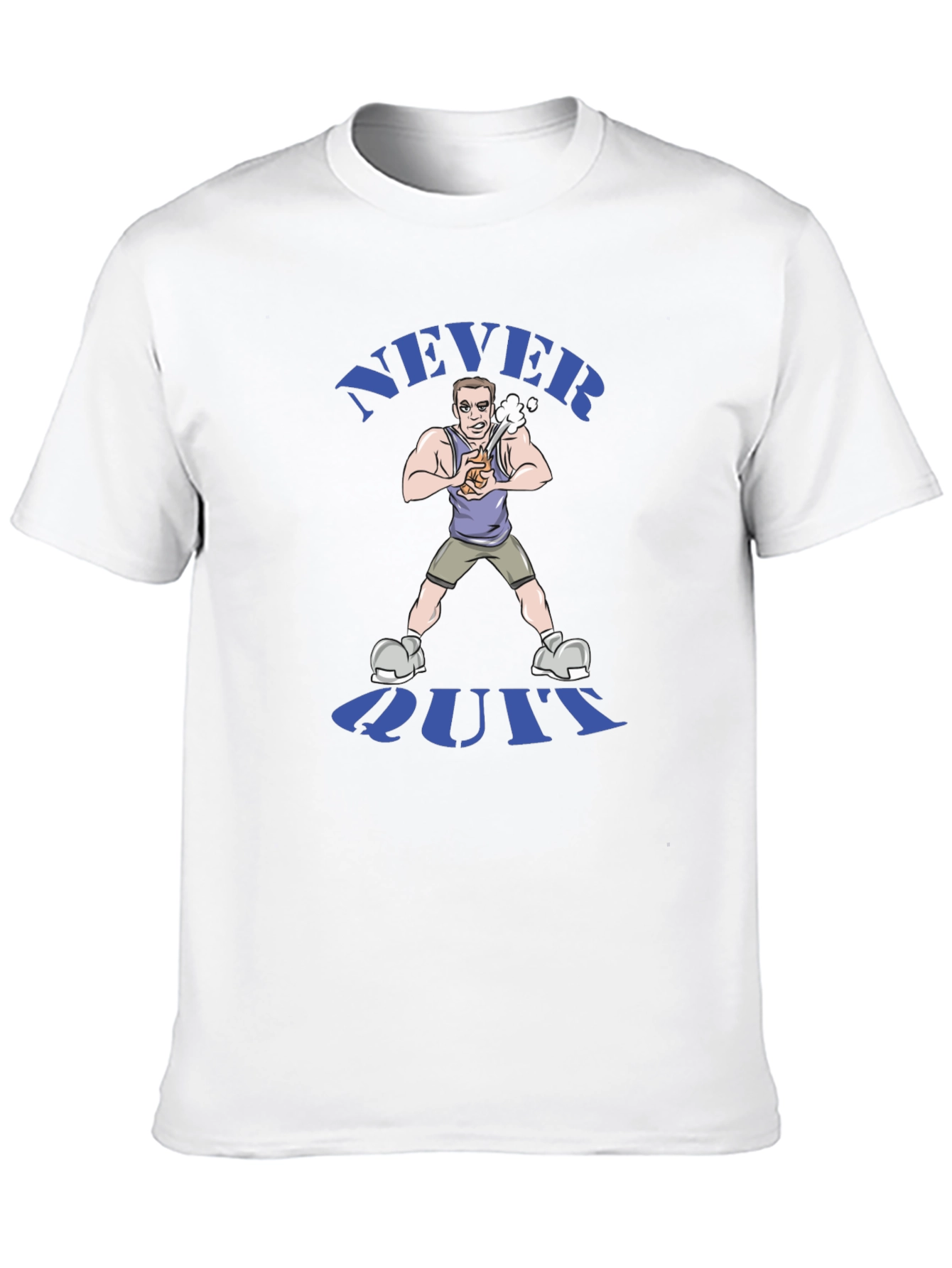 Never Quit T-Shirt - Motivational Graphic Tee
