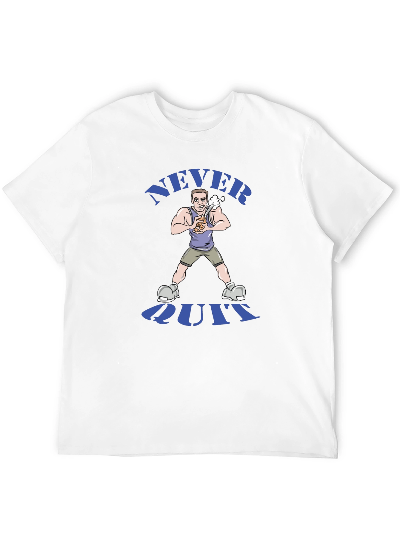 Never Quit T-Shirt - Motivational Graphic Tee
