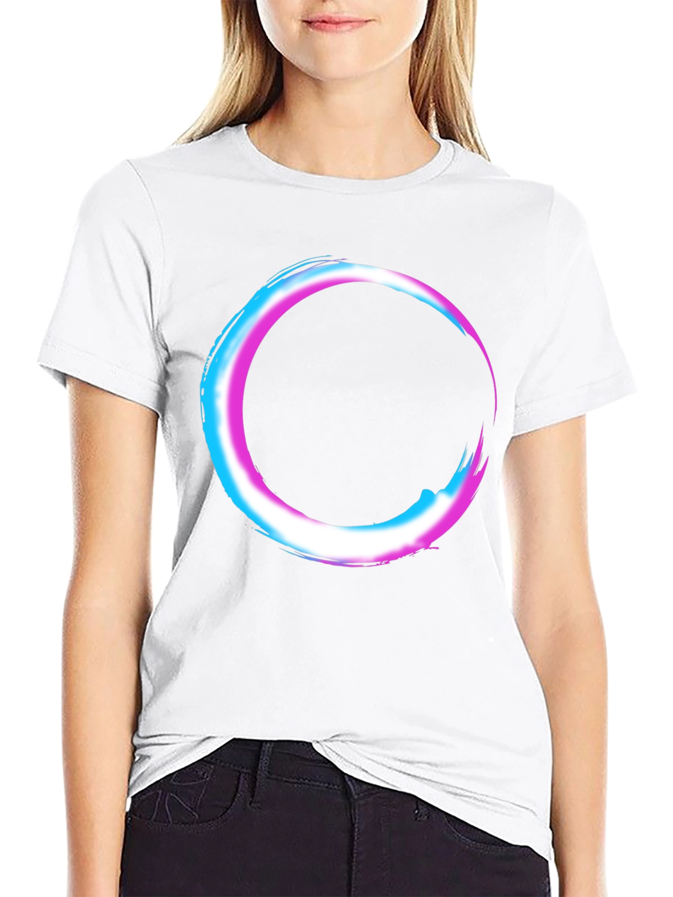 Transgender Pride Circle Graphic T-Shirt