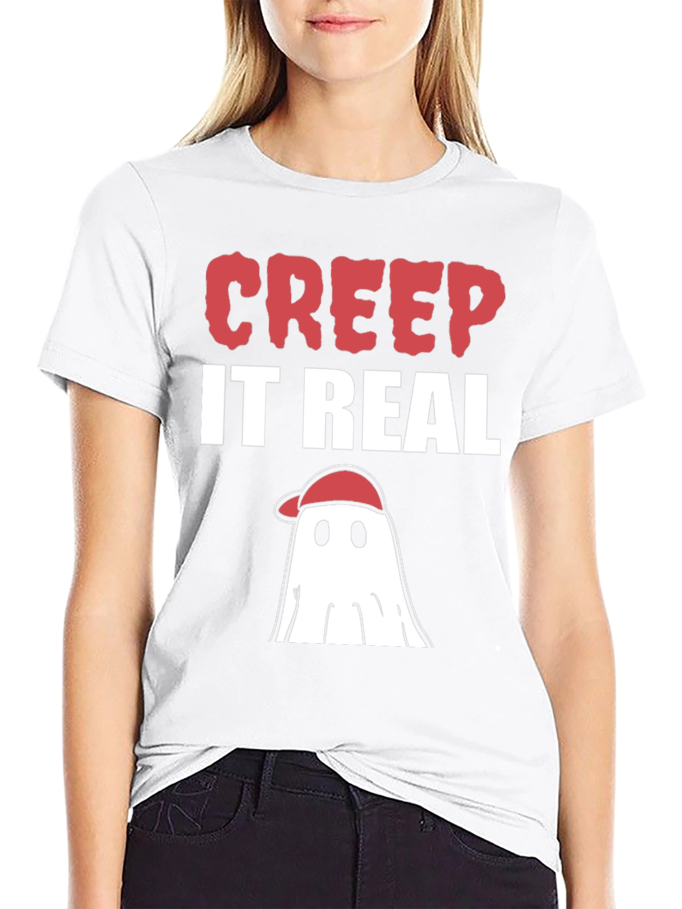 Creep It Real Ghost T-Shirt - Halloween Tee
