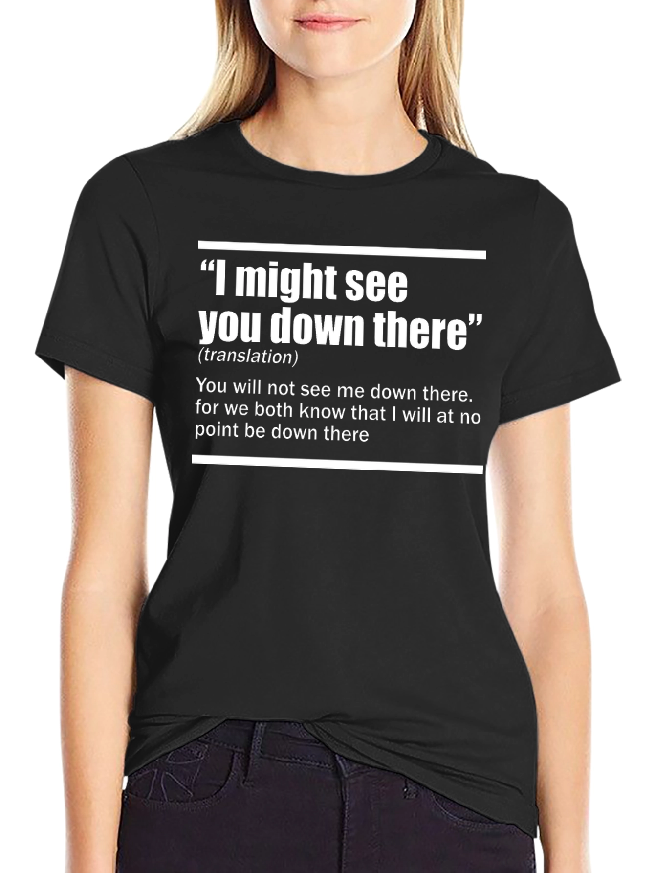 Funny I Might See You Down There Graphic Tee