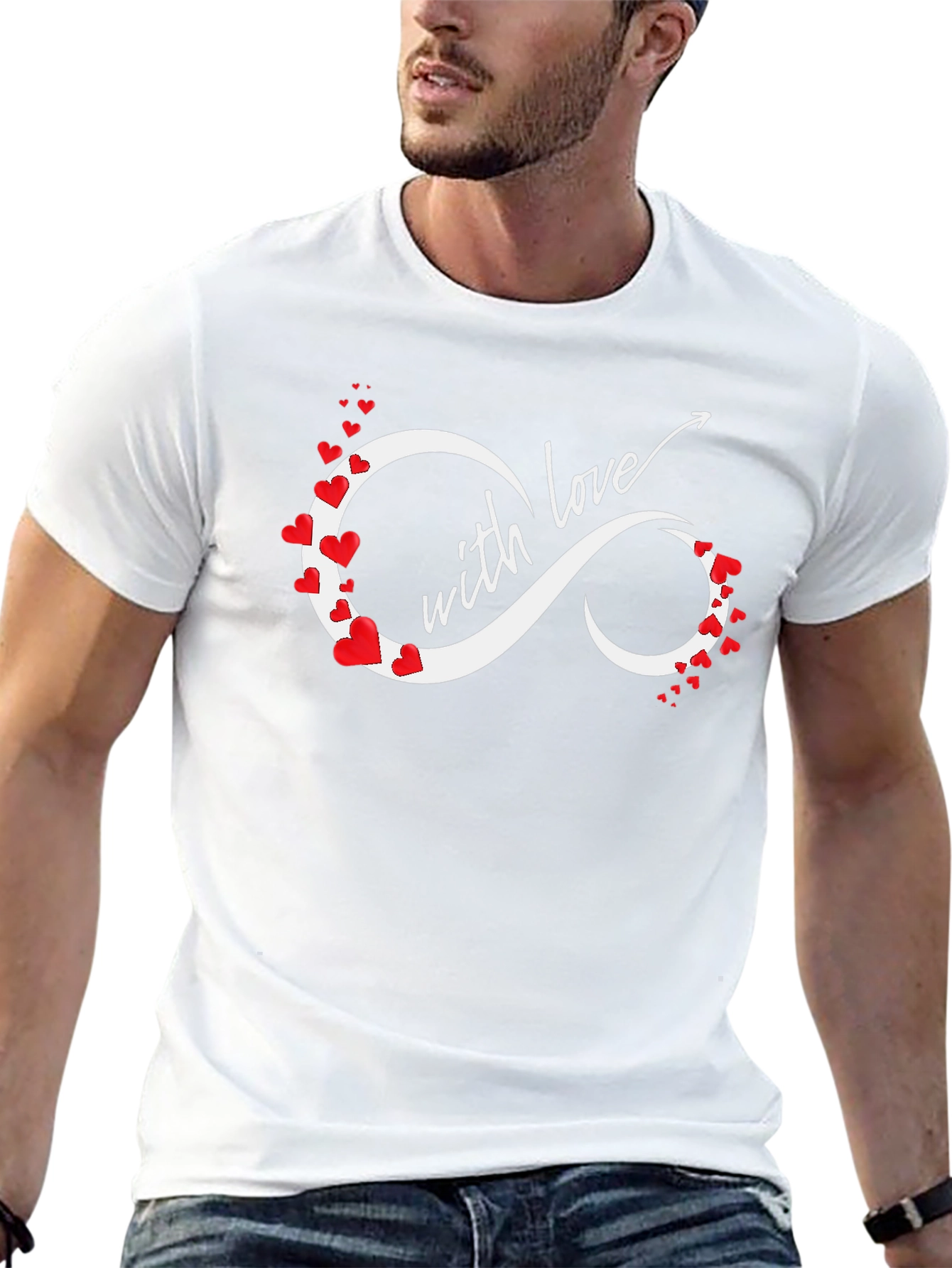 Love Infinity Heart Graphic Tee