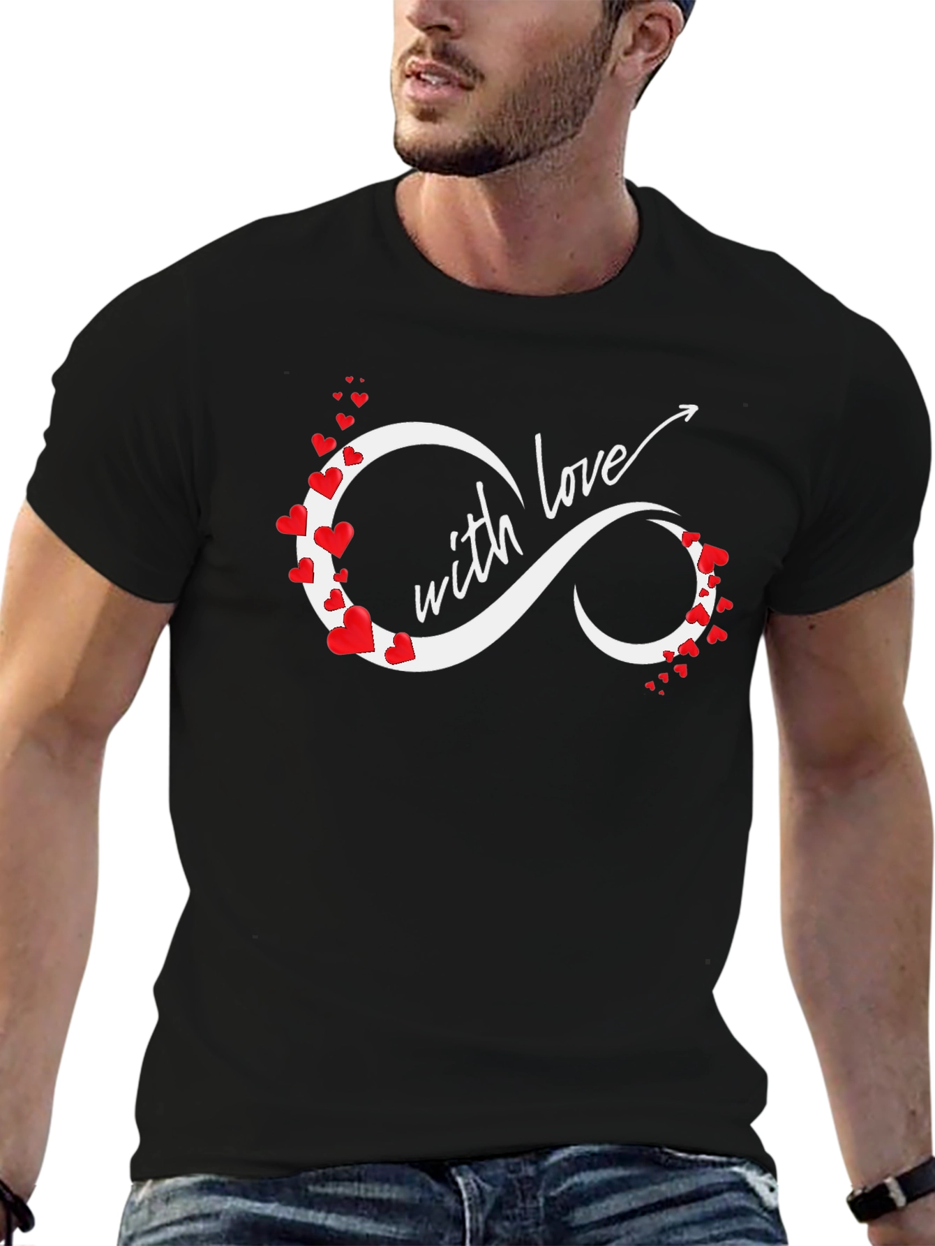 Love Infinity Heart Graphic Tee