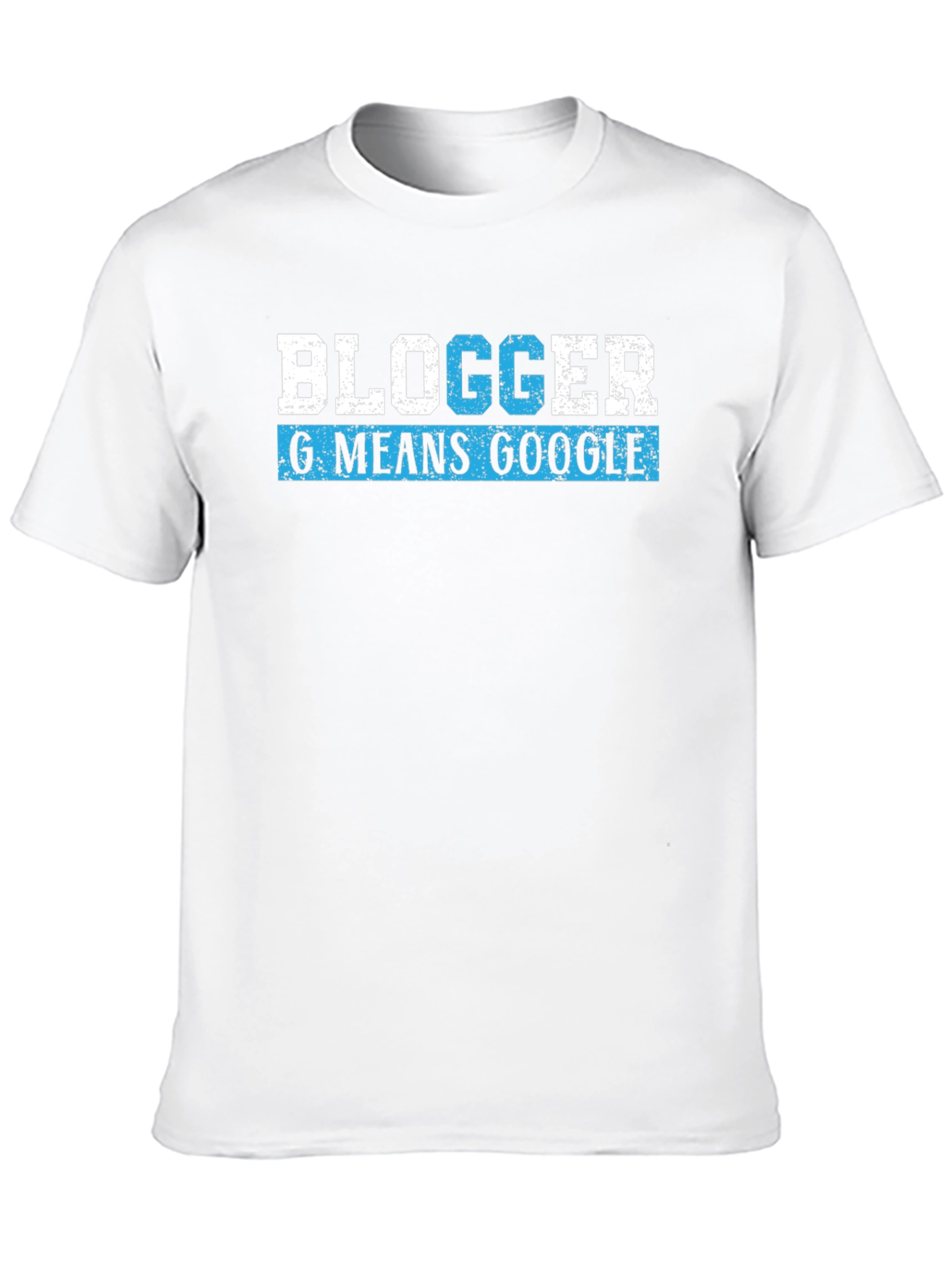 Blogger G Means Google Black T-Shirt