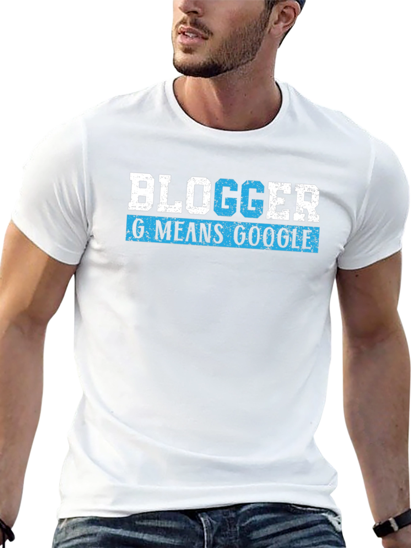 Blogger G Means Google Black T-Shirt
