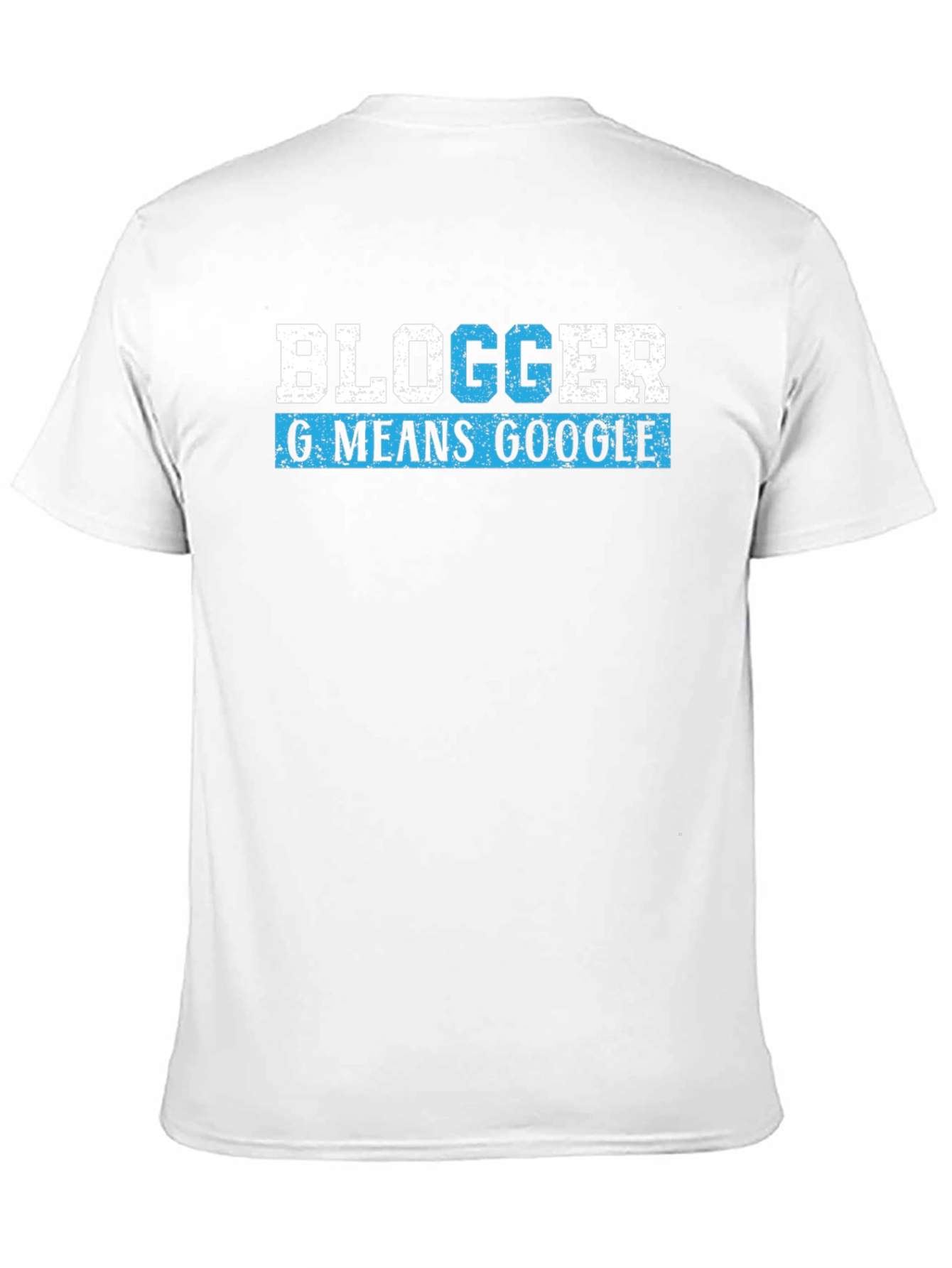 Blogger G Means Google Black T-Shirt