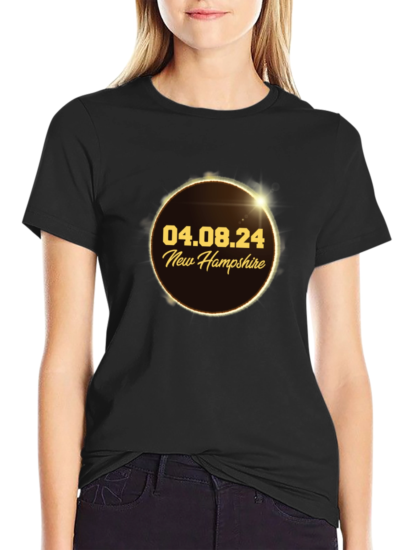 New Hampshire Total Solar Eclipse April 8 2024 T-Shirt