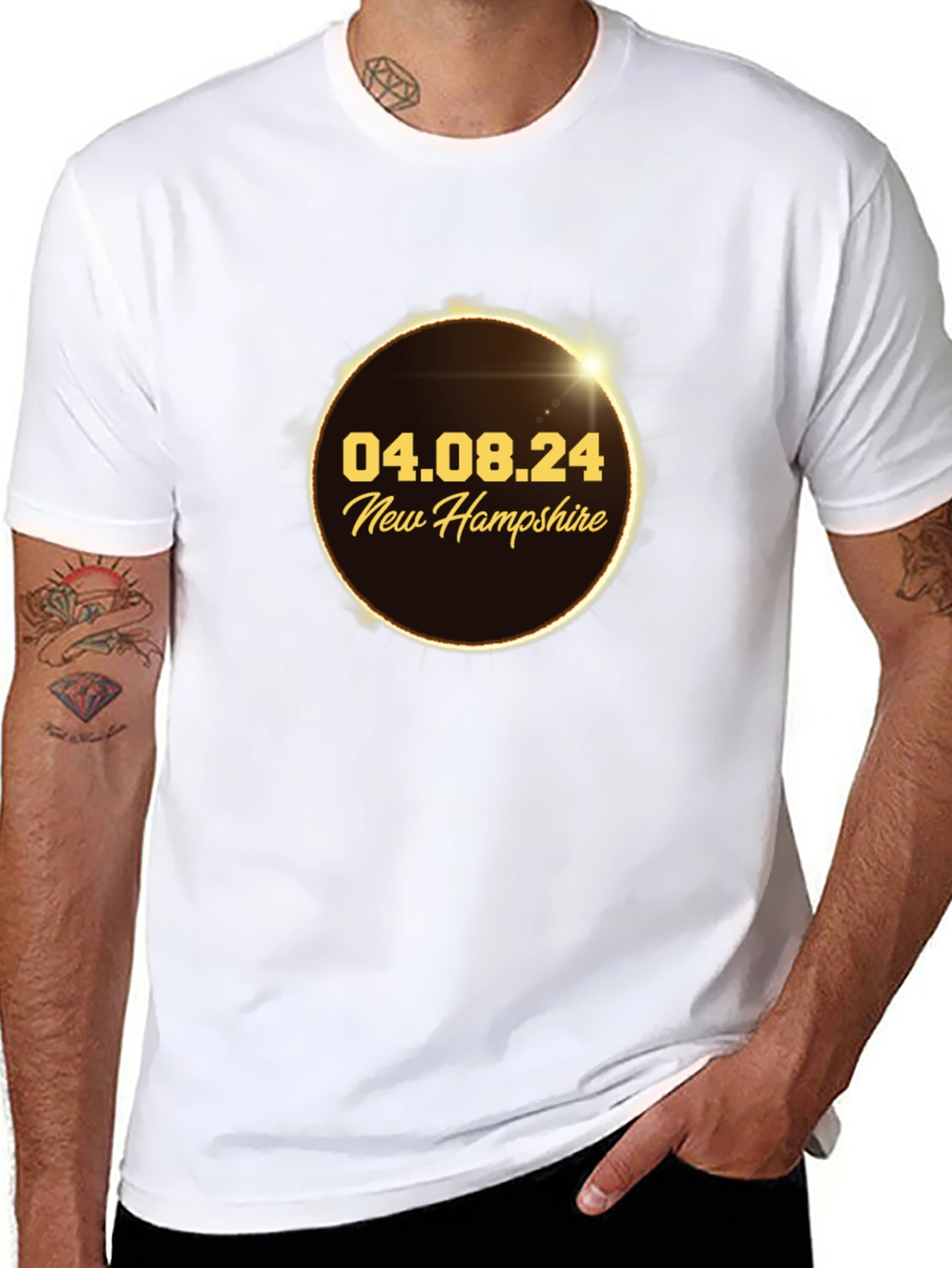 New Hampshire Total Solar Eclipse April 8 2024 T-Shirt