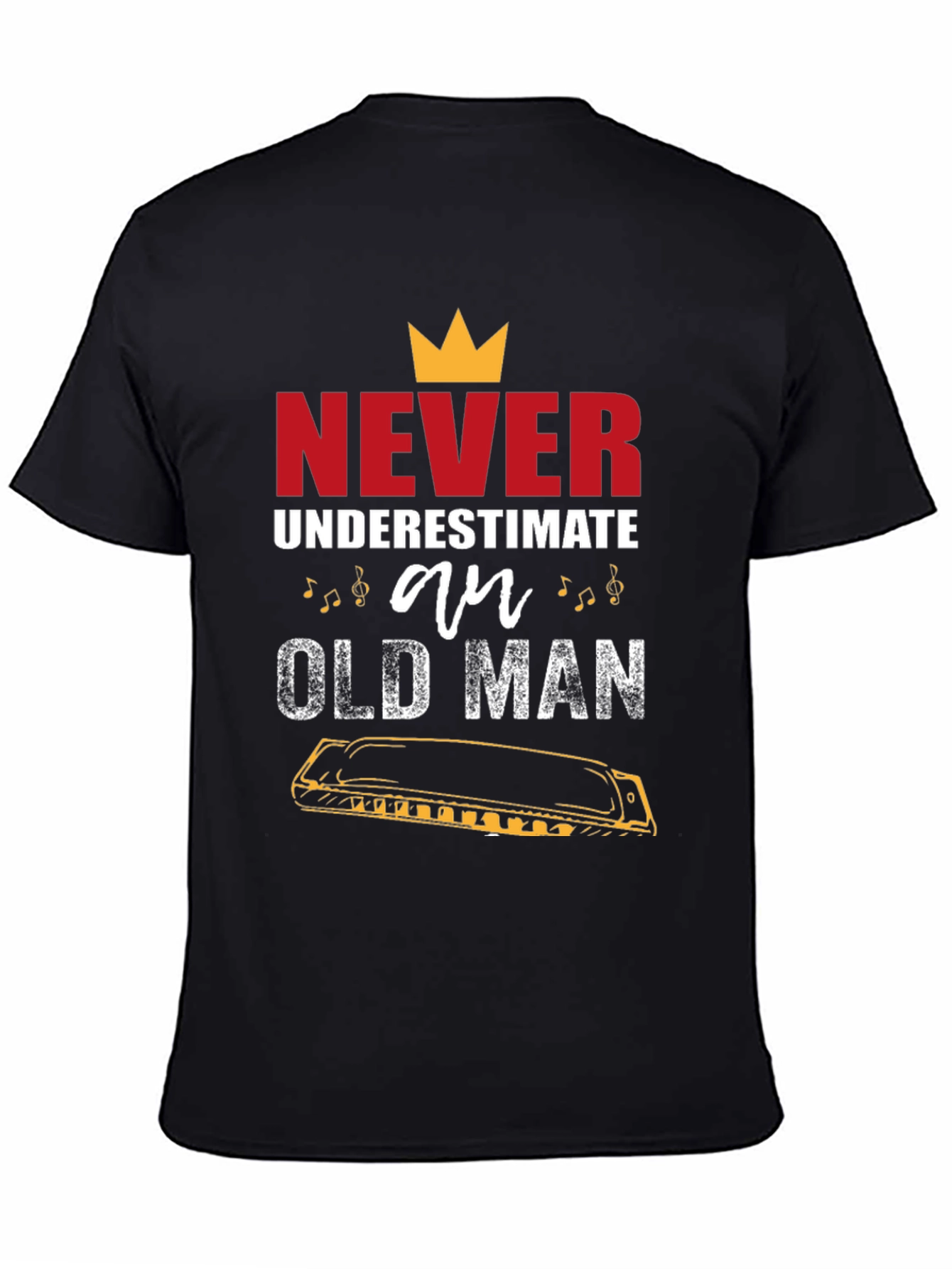 Never Underestimate an Old Man T-Shirt