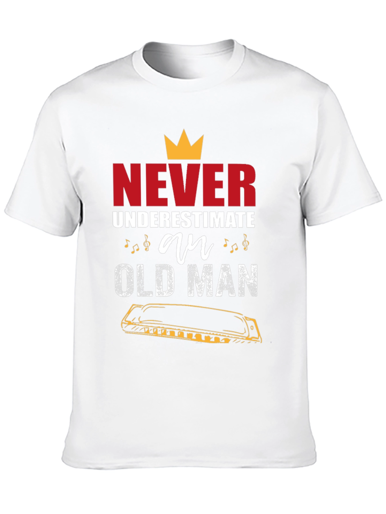 Never Underestimate an Old Man T-Shirt