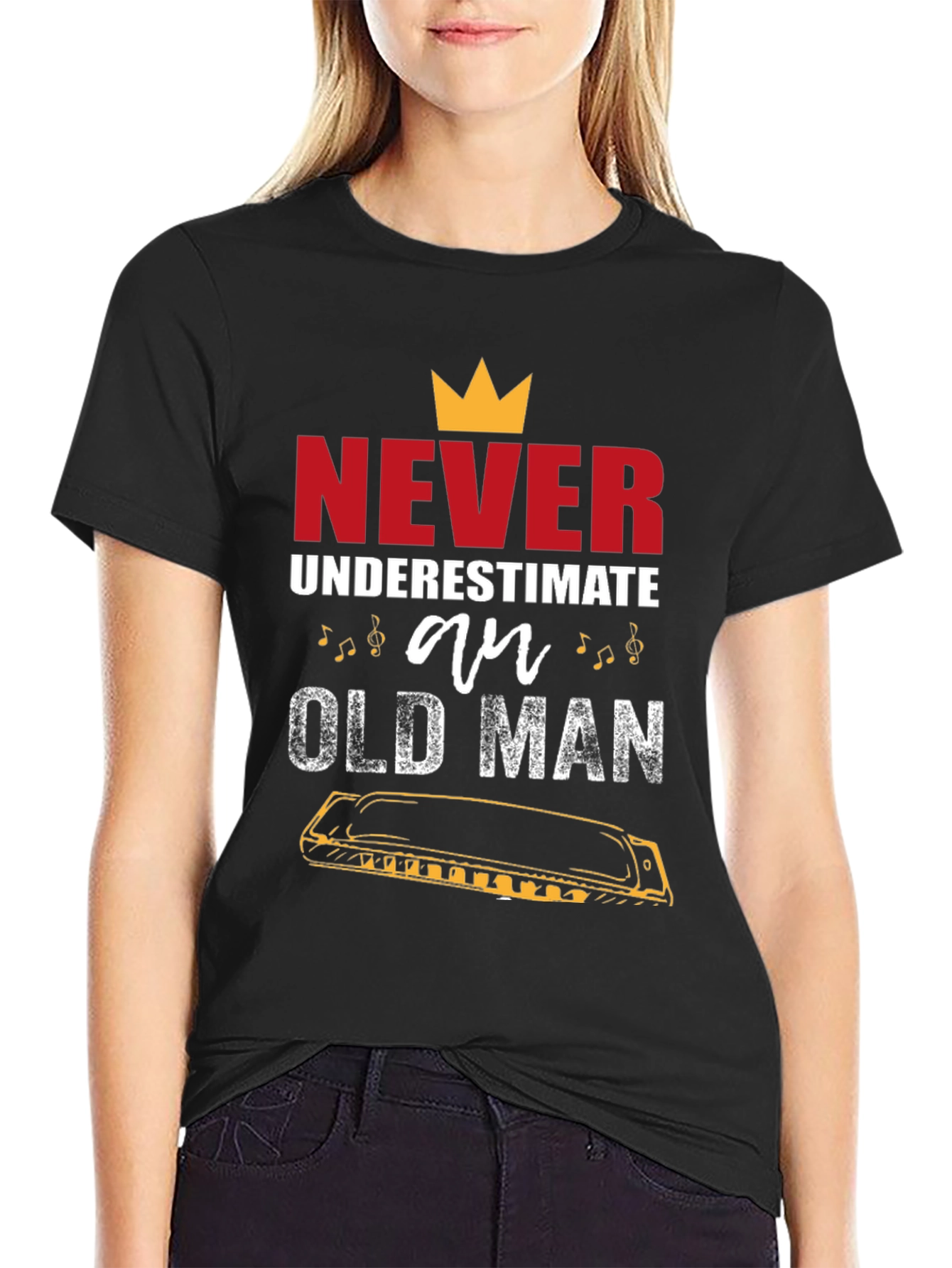 Never Underestimate an Old Man T-Shirt