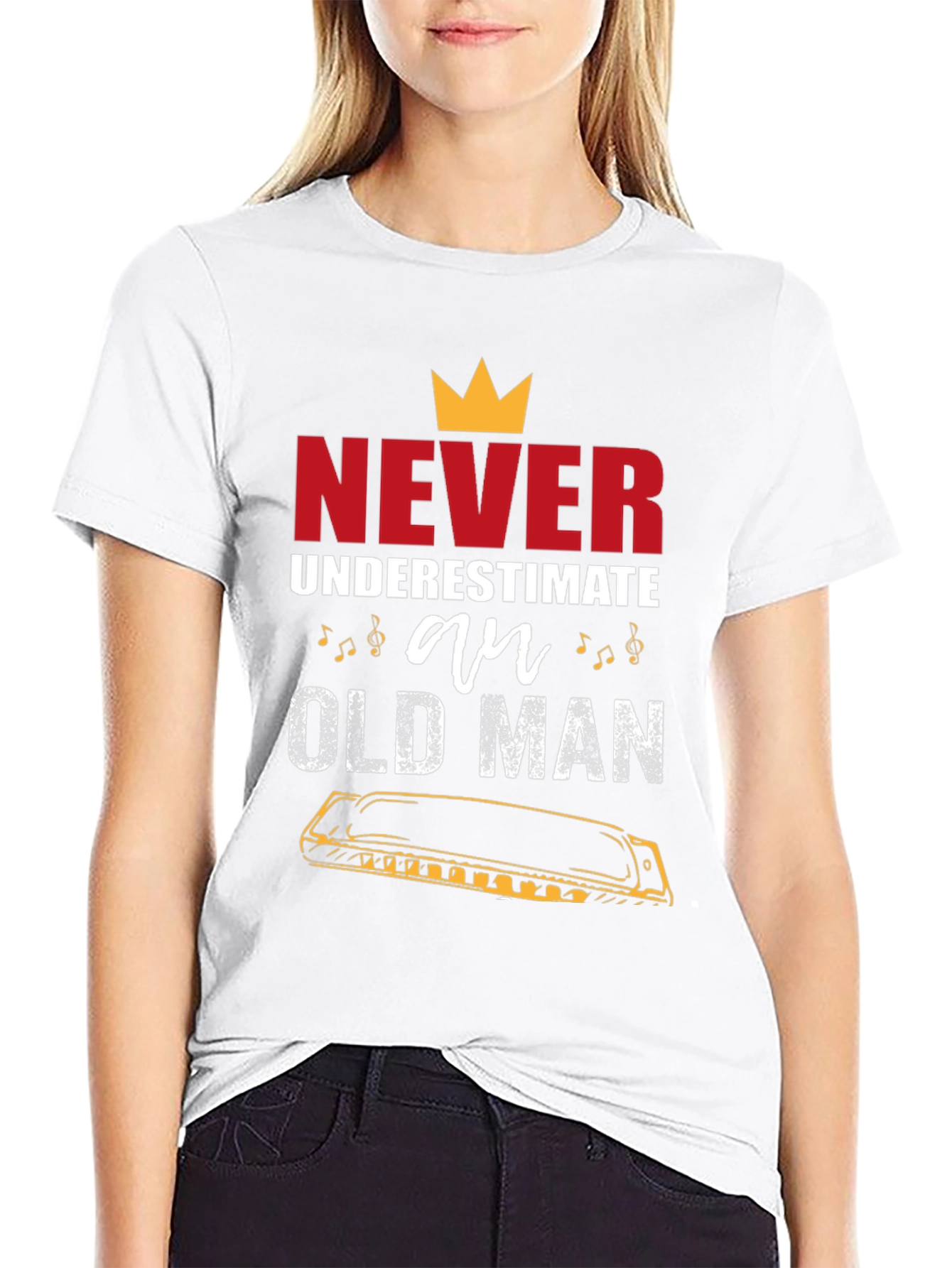 Never Underestimate an Old Man T-Shirt